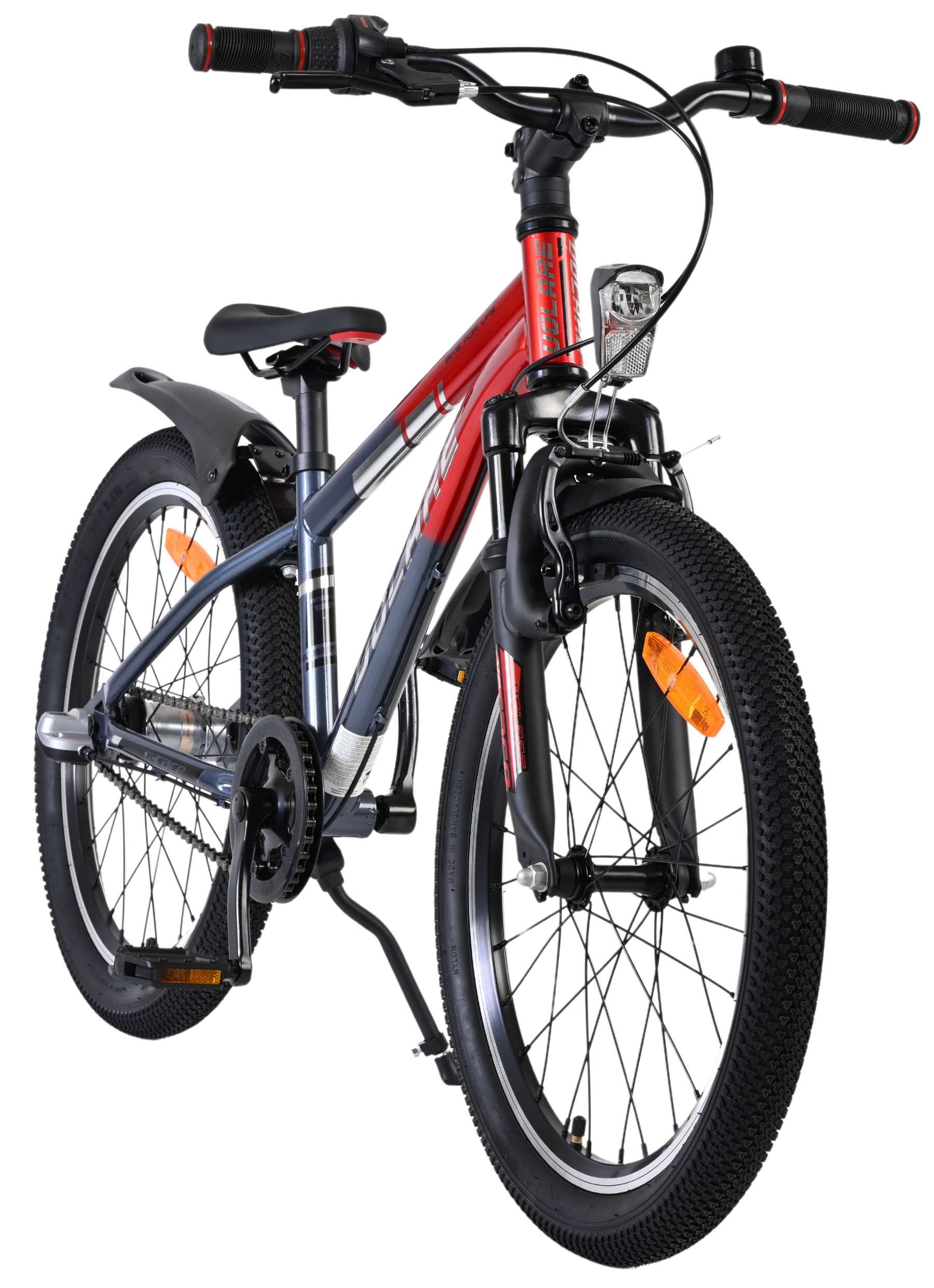 Volare XC Race Kinderfiets - 20 inch - Nexus 3 - Rood/Grijs 6 Volare XC Race Kinderfiets - 20 inch - Nexus 3 - Rood/Grijs - Afbeelding 6