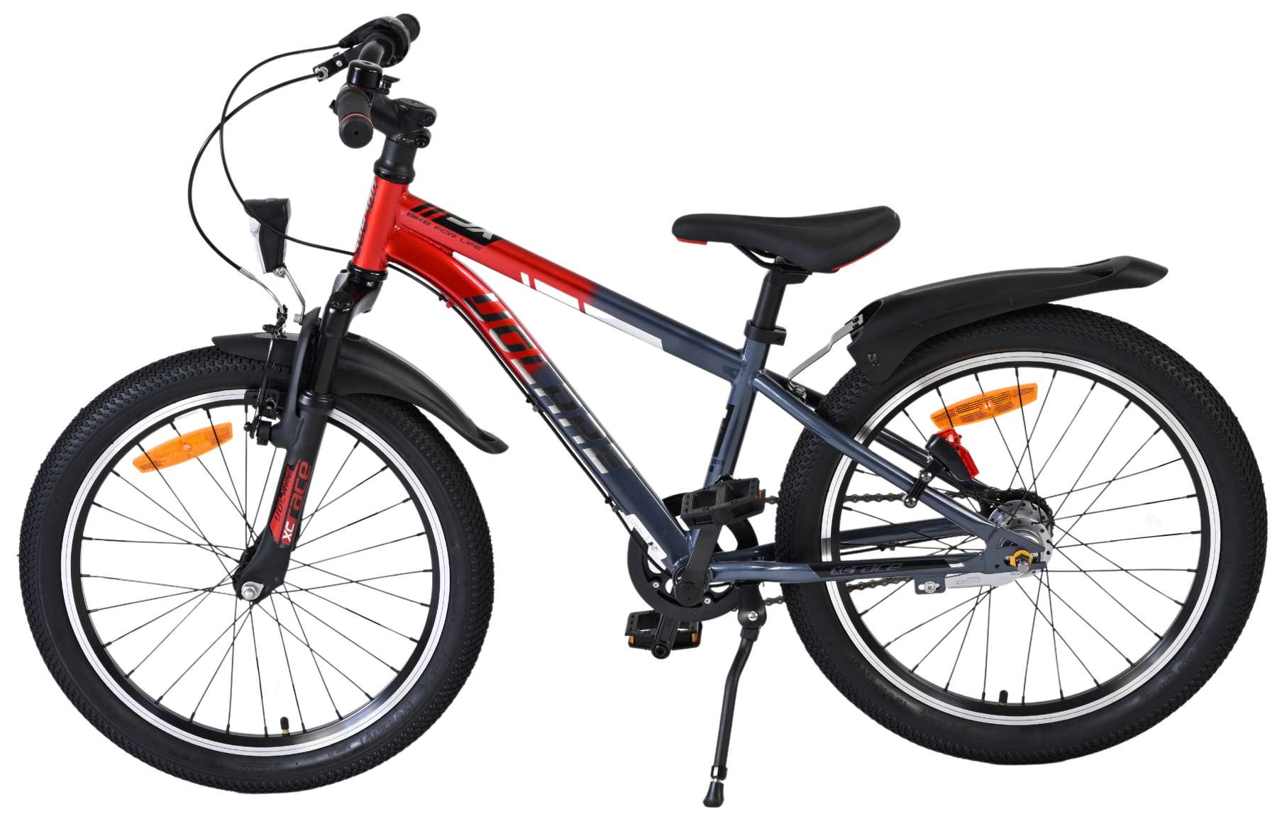 Volare XC Race Kinderfiets - 20 inch - Nexus 3 - Rood/Grijs 8 Volare XC Race Kinderfiets - 20 inch - Nexus 3 - Rood/Grijs - Afbeelding 8