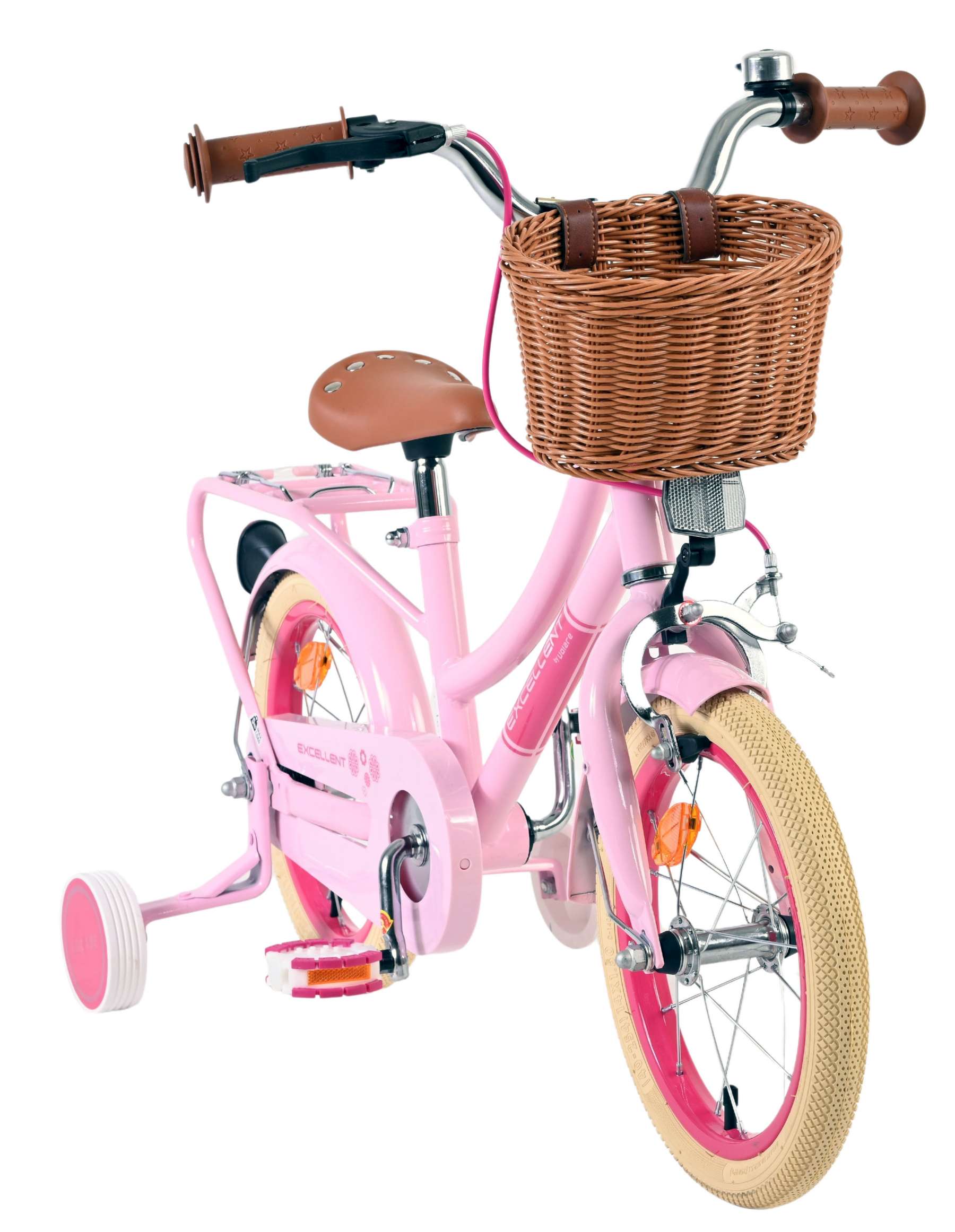 Volare Excellent Kinderfiets - Meisjes - 14 inch - Roze 5 Volare Excellent Kinderfiets - Meisjes - 14 inch - Roze - Afbeelding 5