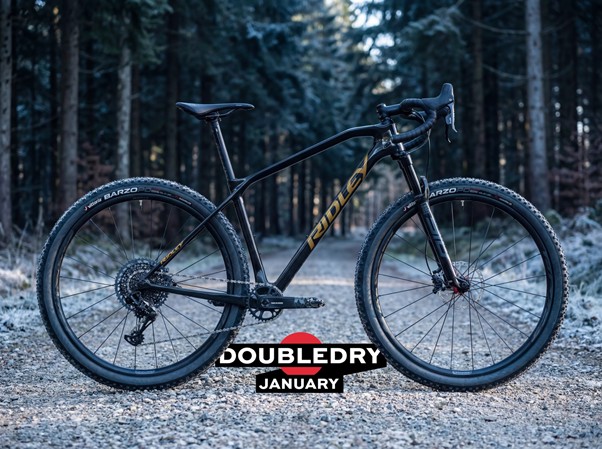 Een nieuwe fietstocht in de dubbele schoonheid van januari 12 Double Dry January Fiets 1