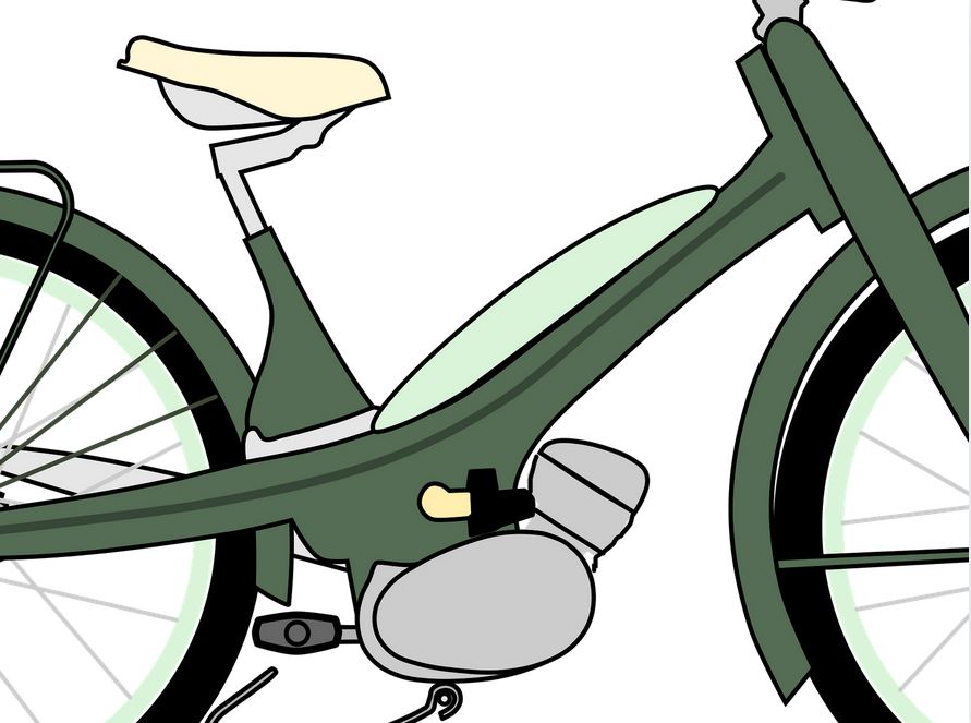 Er is veel media-dekking voor (of beter nog, tegen) schitterende fietsverlichting. 29 Knipsel e bike vector via