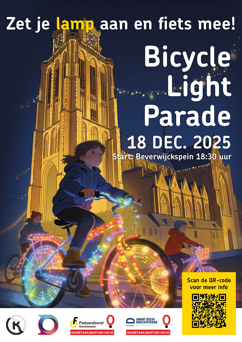 Fietslichtparade 2 Poster Digitaal 1