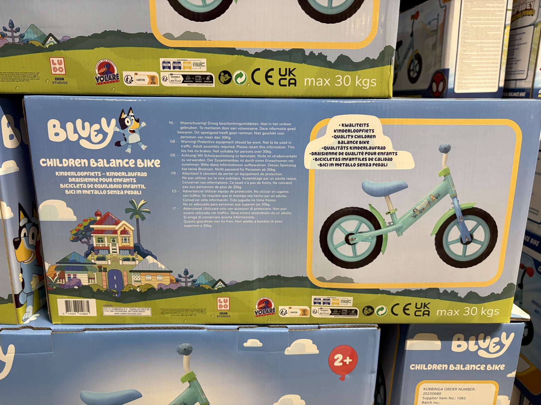 Bluey loopfiets metaal 9 Bluey loopfiets metaal - Afbeelding 9