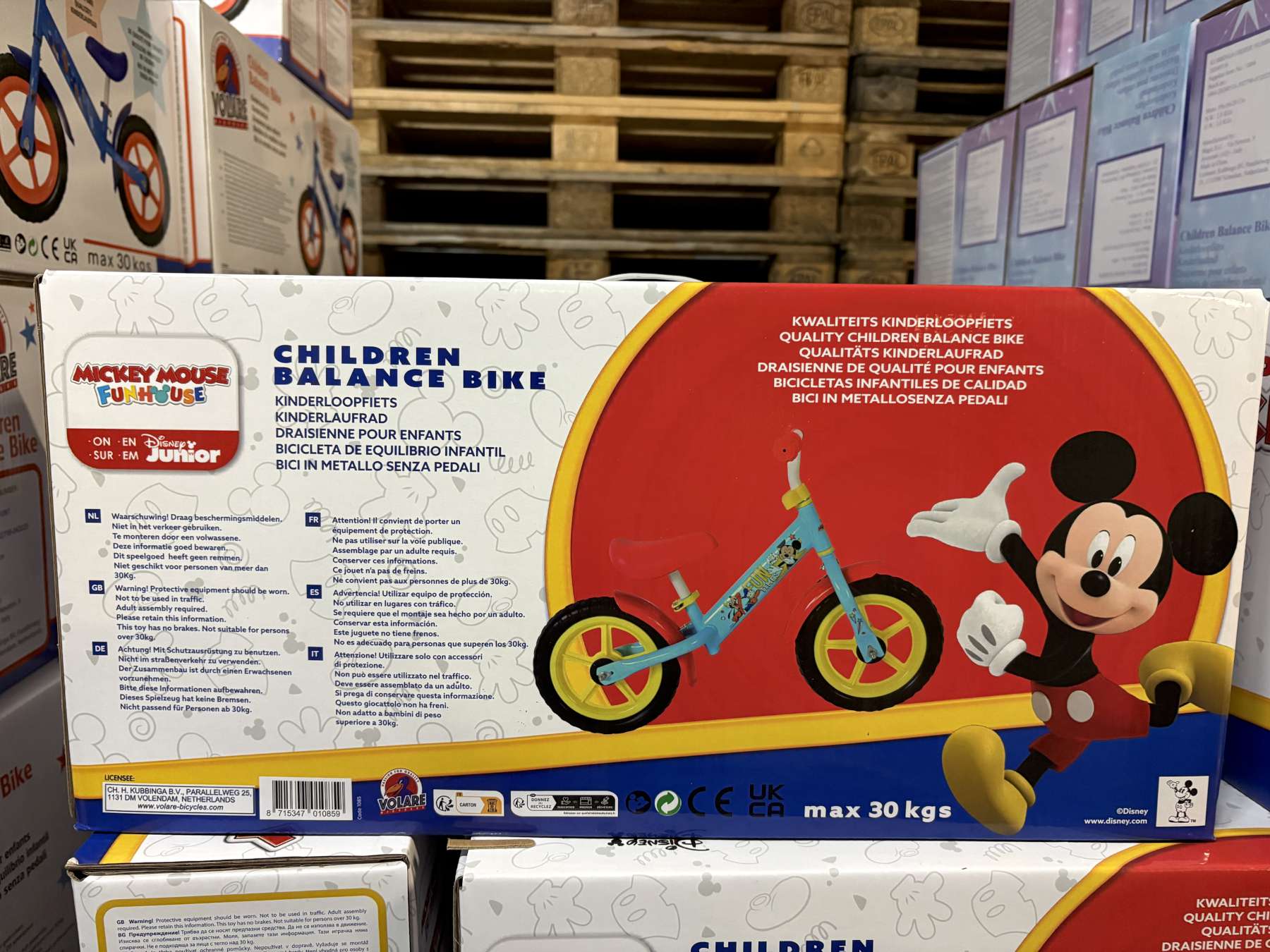 Disney Mickey loopfiets metaal 5 Disney Mickey loopfiets metaal - Afbeelding 5