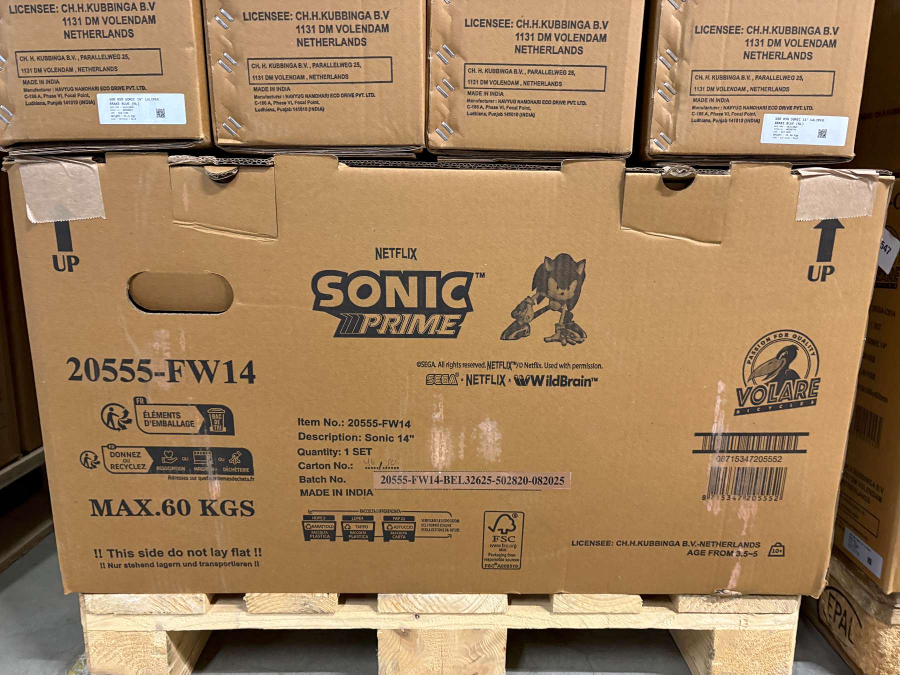 Sonic Prime Kinderfiets - Jongens - 14 inch - Blauw Rood - Twee handremmen 12 Sonic Prime Kinderfiets - Jongens - 14 inch - Blauw Rood - Twee handremmen - Afbeelding 12
