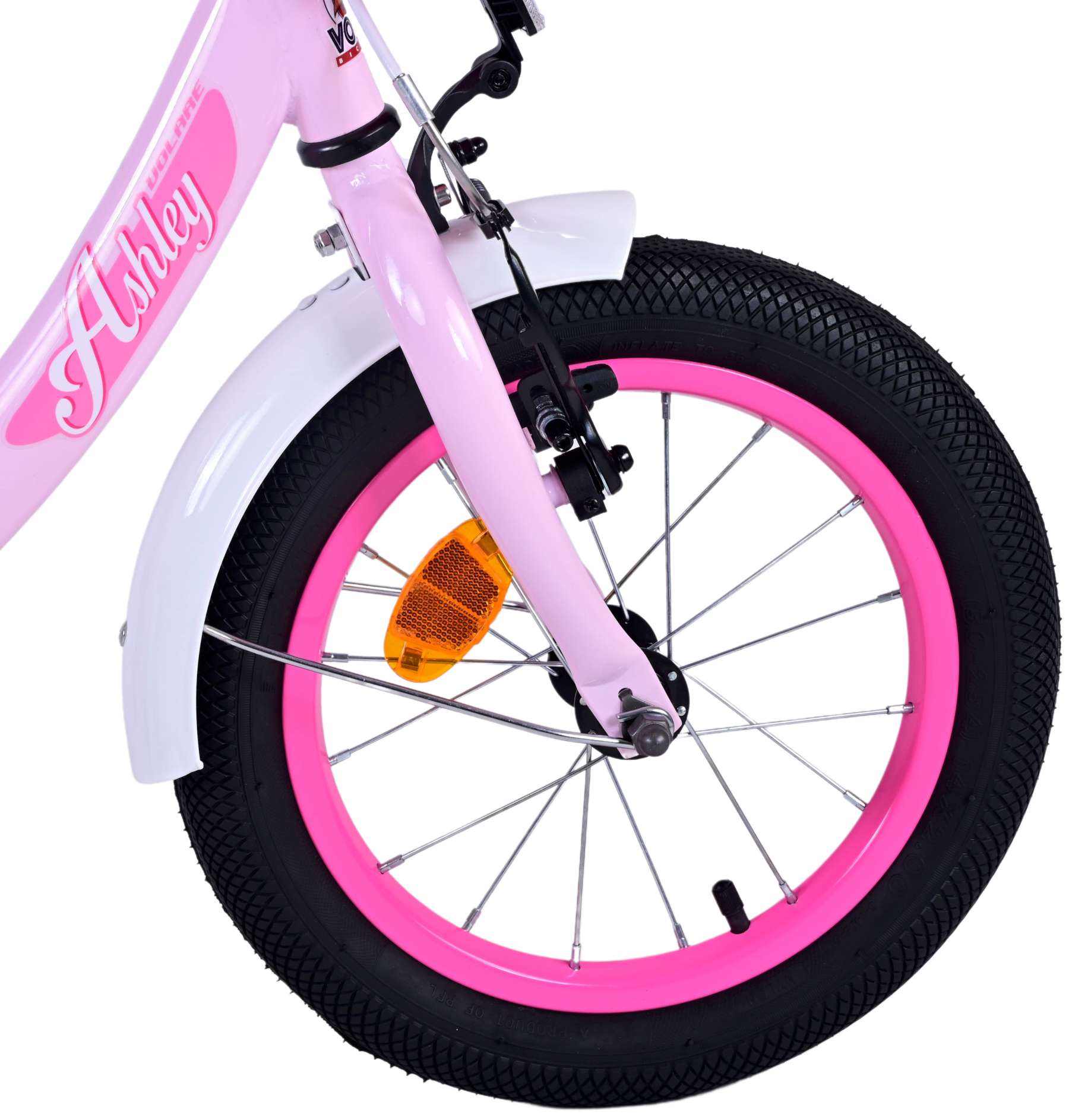 Volare Ashley Kinderfiets - Meisjes - 14 inch - Roze 3 Volare Ashley Kinderfiets - Meisjes - 14 inch - Roze - Afbeelding 3