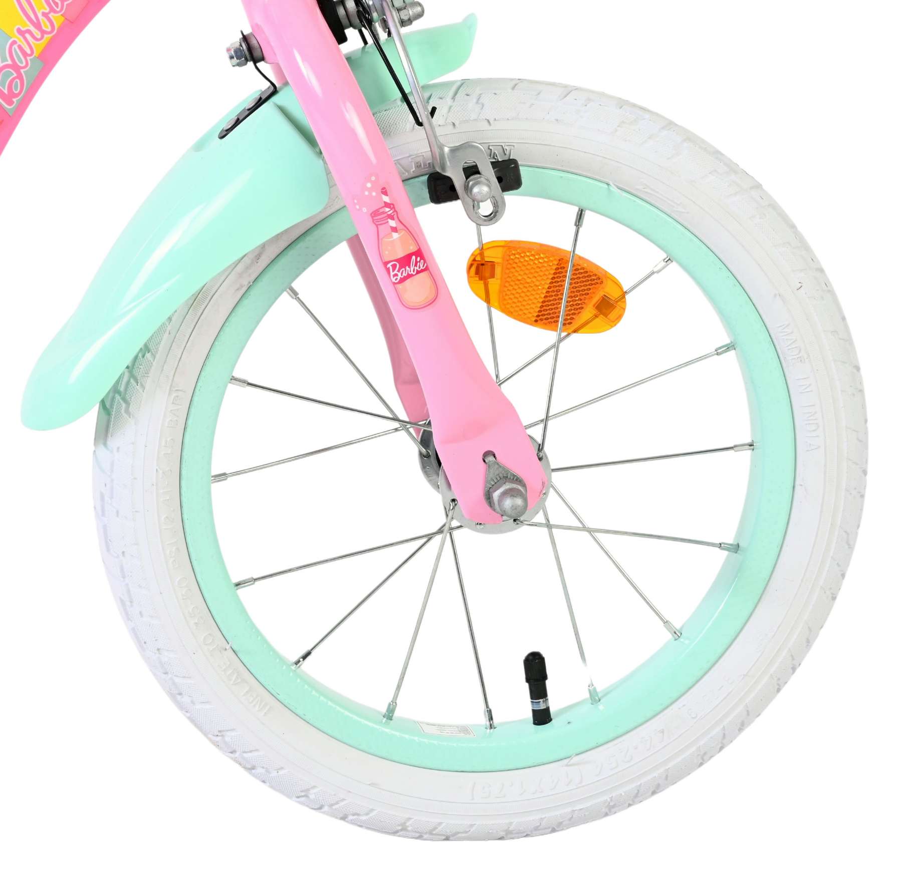 Barbie Kinderfiets - Meisjes - 14 inch - Roze 3 Barbie Kinderfiets - Meisjes - 14 inch - Roze - Afbeelding 3