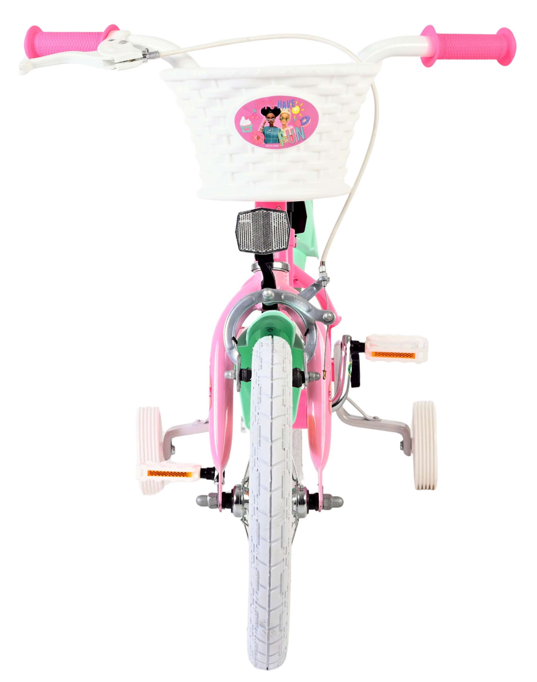 Barbie Kinderfiets - Meisjes - 14 inch - Roze 6 Barbie Kinderfiets - Meisjes - 14 inch - Roze - Afbeelding 6