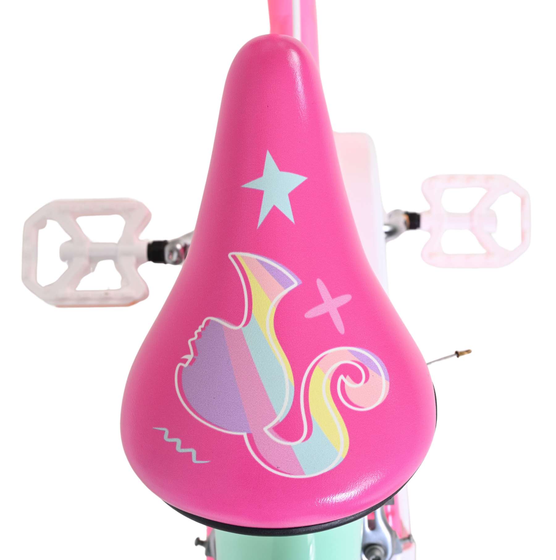 Barbie Kinderfiets - Meisjes - 16 inch - Roze - Twee handremmen 4 Barbie Kinderfiets - Meisjes - 16 inch - Roze - Twee handremmen - Afbeelding 4