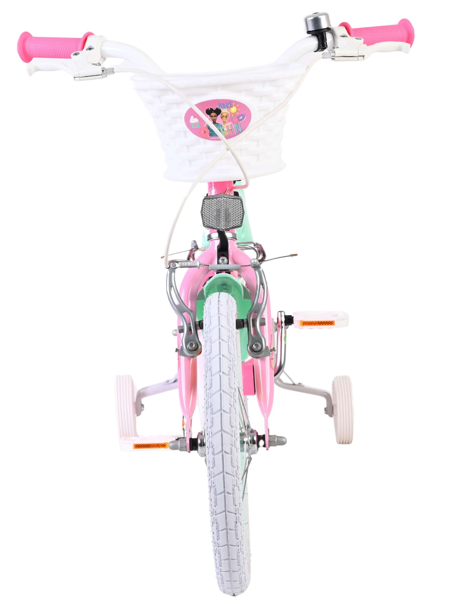 Barbie Kinderfiets - Meisjes - 16 inch - Roze - Twee handremmen 6 Barbie Kinderfiets - Meisjes - 16 inch - Roze - Twee handremmen - Afbeelding 6
