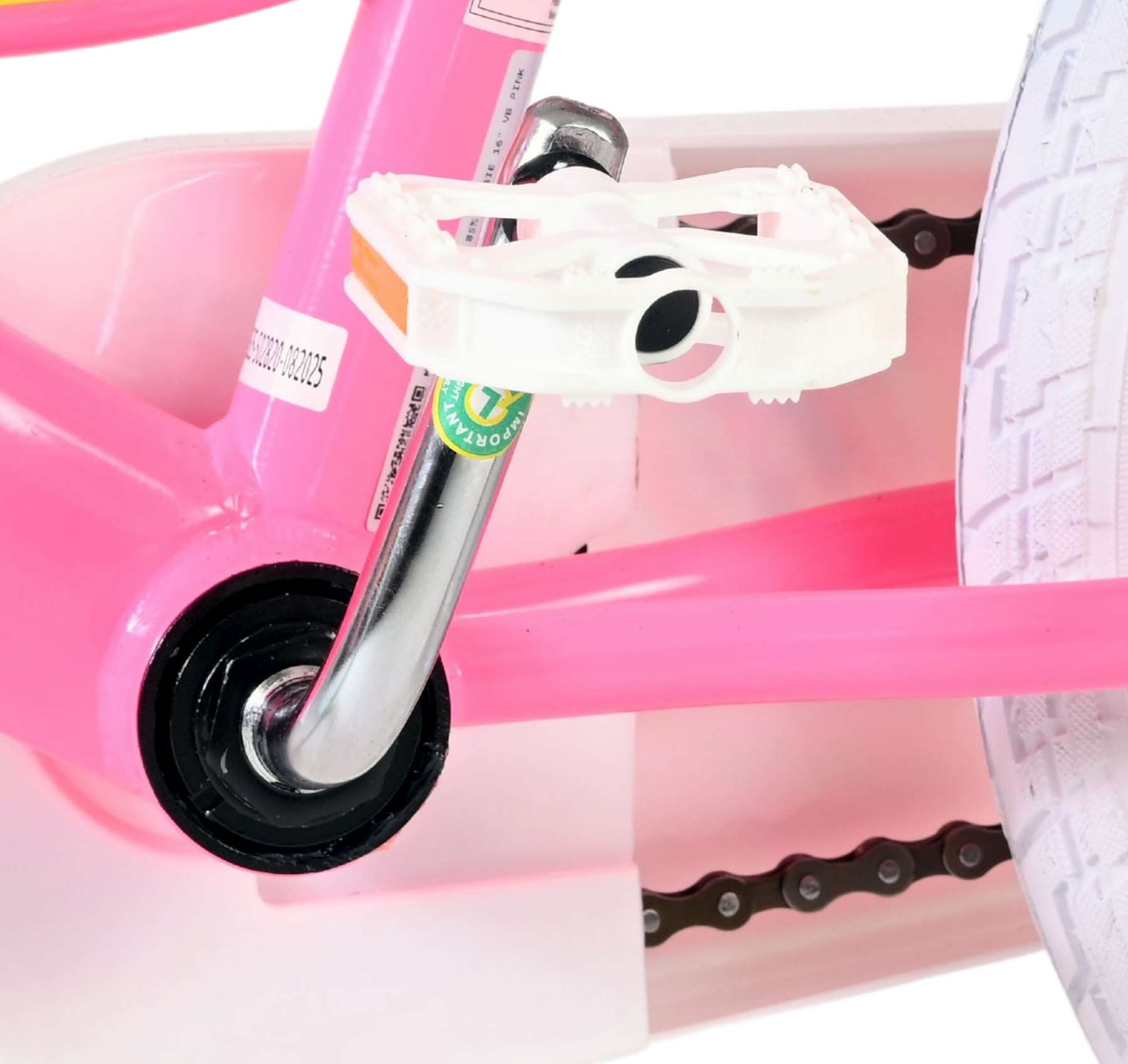 Barbie Kinderfiets - Meisjes - 16 inch - Roze - Twee handremmen 9 Barbie Kinderfiets - Meisjes - 16 inch - Roze - Twee handremmen - Afbeelding 9