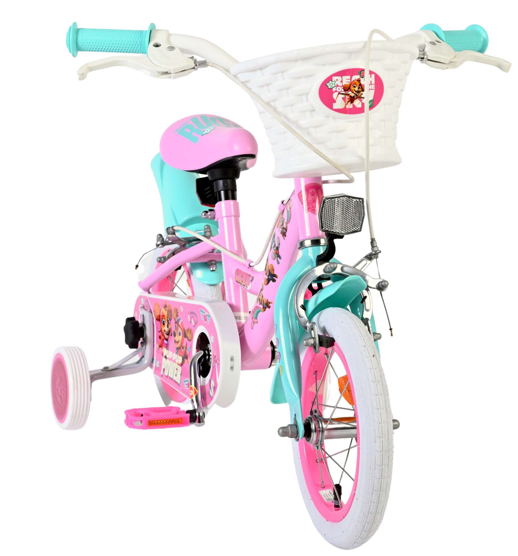 Paw Patrol Kinderfiets - Meisjes - 12 inch - Roze - Twee handremmen 5 Paw Patrol Kinderfiets - Meisjes - 12 inch - Roze - Twee handremmen - Afbeelding 5
