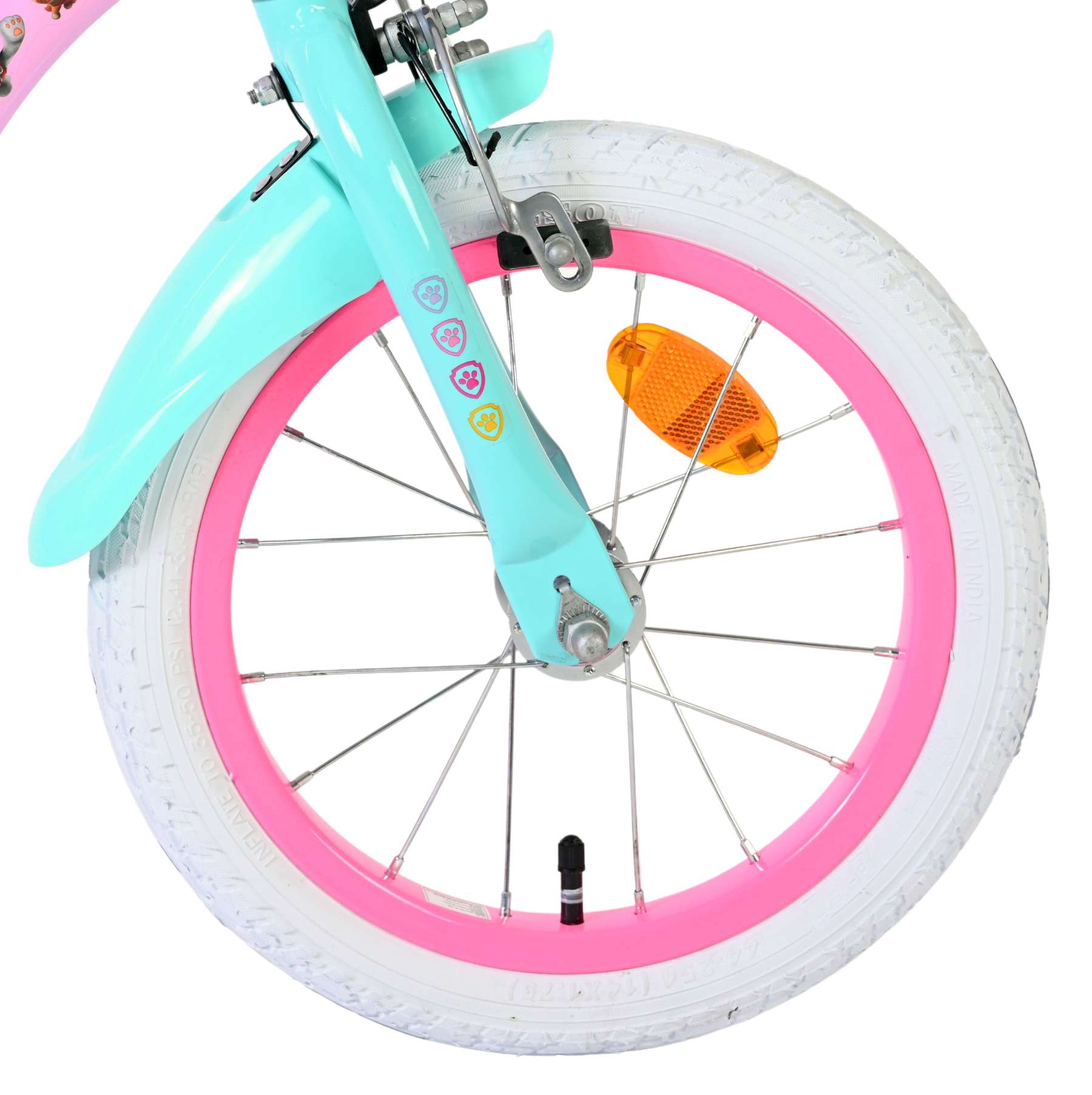 Paw Patrol Kinderfiets - Meisjes - 14 inch - Roze 3 Paw Patrol Kinderfiets - Meisjes - 14 inch - Roze - Afbeelding 3
