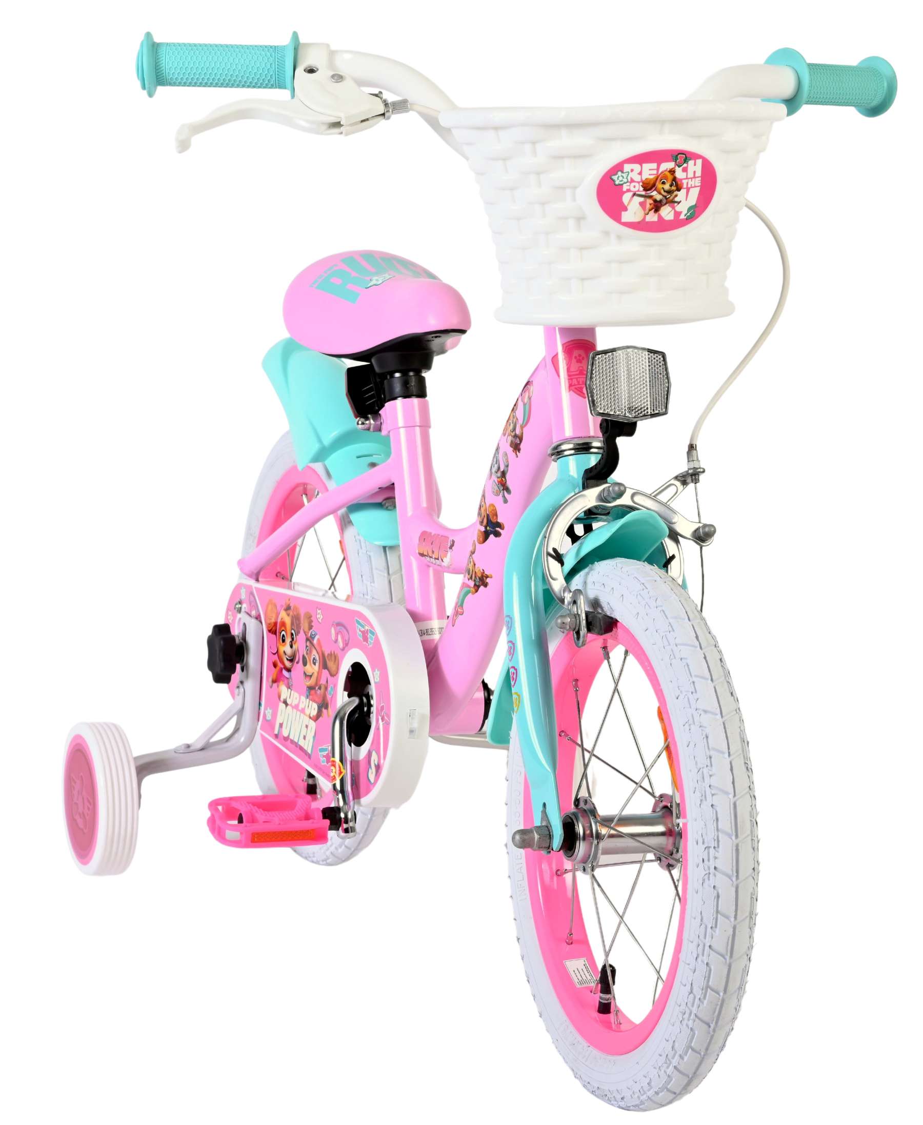 Paw Patrol Kinderfiets - Meisjes - 14 inch - Roze 5 Paw Patrol Kinderfiets - Meisjes - 14 inch - Roze - Afbeelding 5