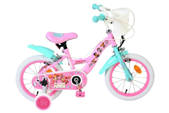 Paw Patrol Kinderfiets - Meisjes - 14 inch - Roze - Twee handremmen 1 Paw Patrol Kinderfiets - Meisjes - 14 inch - Roze - Twee handremmen