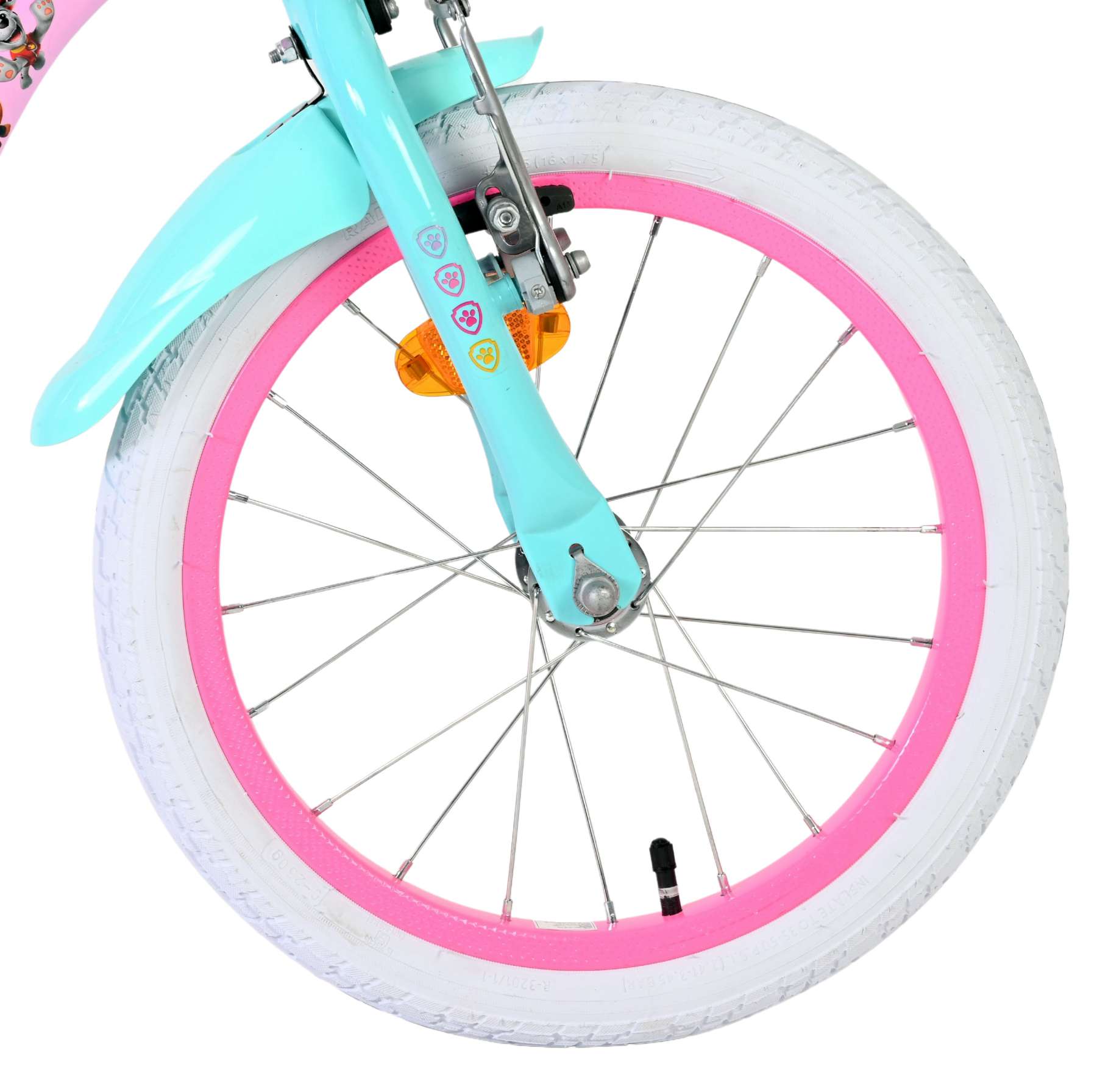 Paw Patrol Kinderfiets - Meisjes - 16 inch - Roze 3 Paw Patrol Kinderfiets - Meisjes - 16 inch - Roze - Afbeelding 3