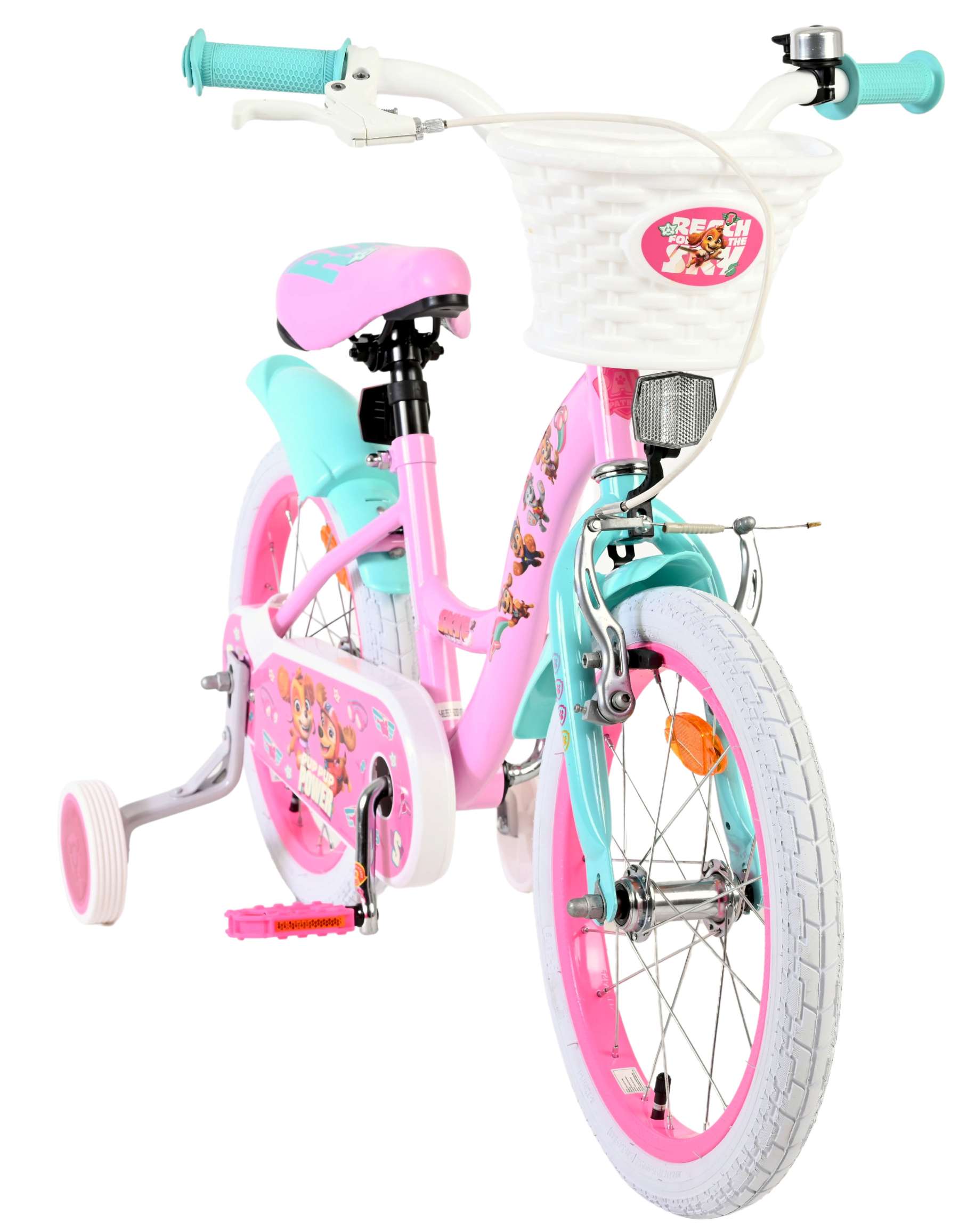 Paw Patrol Kinderfiets - Meisjes - 16 inch - Roze 5 Paw Patrol Kinderfiets - Meisjes - 16 inch - Roze - Afbeelding 5