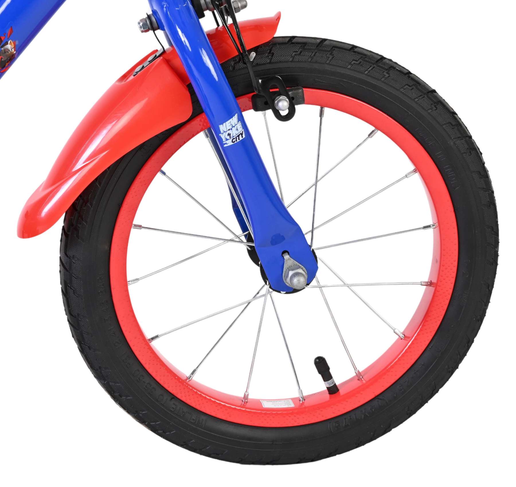 Sonic Prime Kinderfiets - Jongens - 14 inch - Blauw Rood - Twee handremmen 3 Sonic Prime Kinderfiets - Jongens - 14 inch - Blauw Rood - Twee handremmen - Afbeelding 3