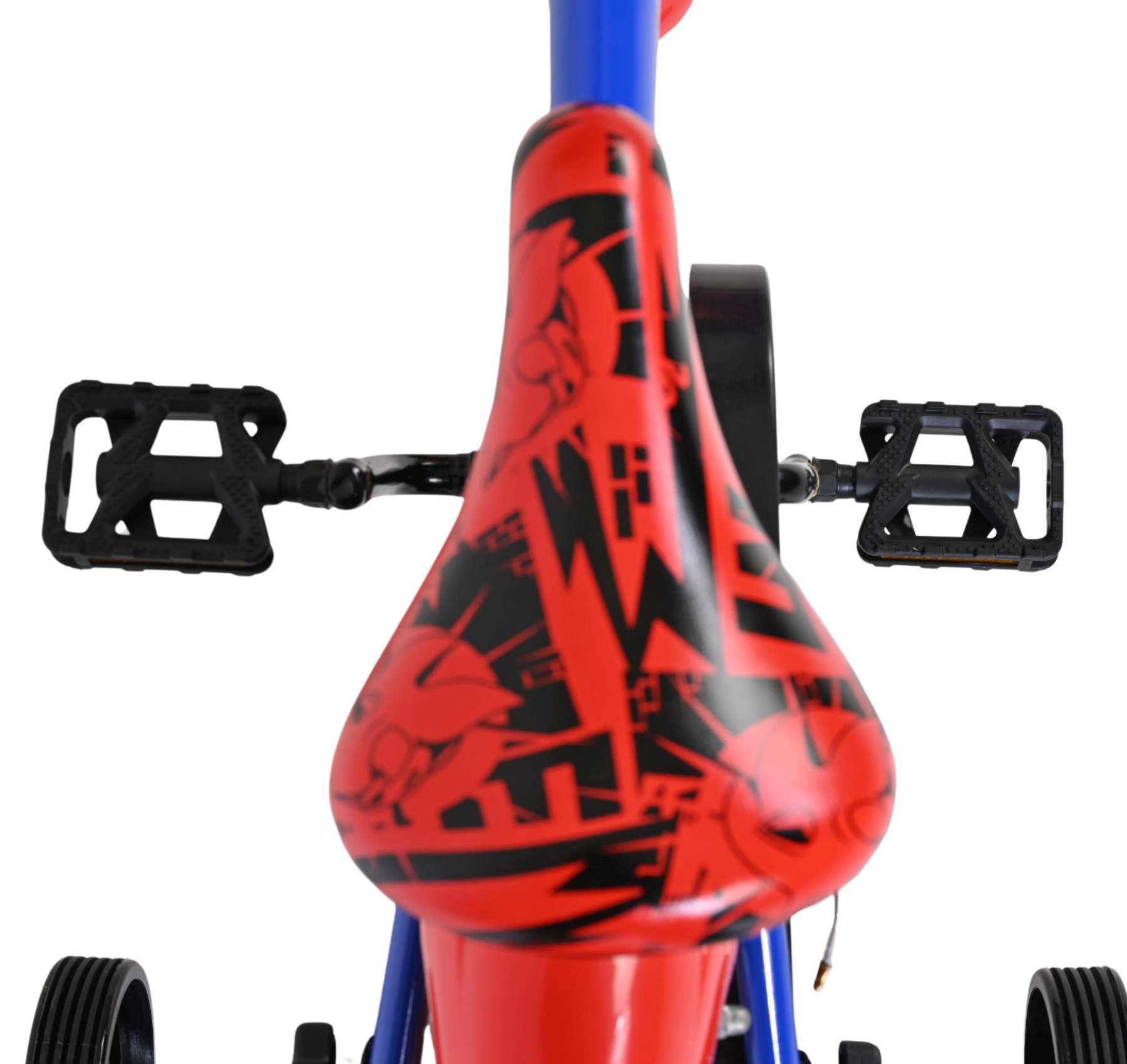 Sonic Prime Kinderfiets - Jongens - 14 inch - Blauw Rood - Twee handremmen 4 Sonic Prime Kinderfiets - Jongens - 14 inch - Blauw Rood - Twee handremmen - Afbeelding 4