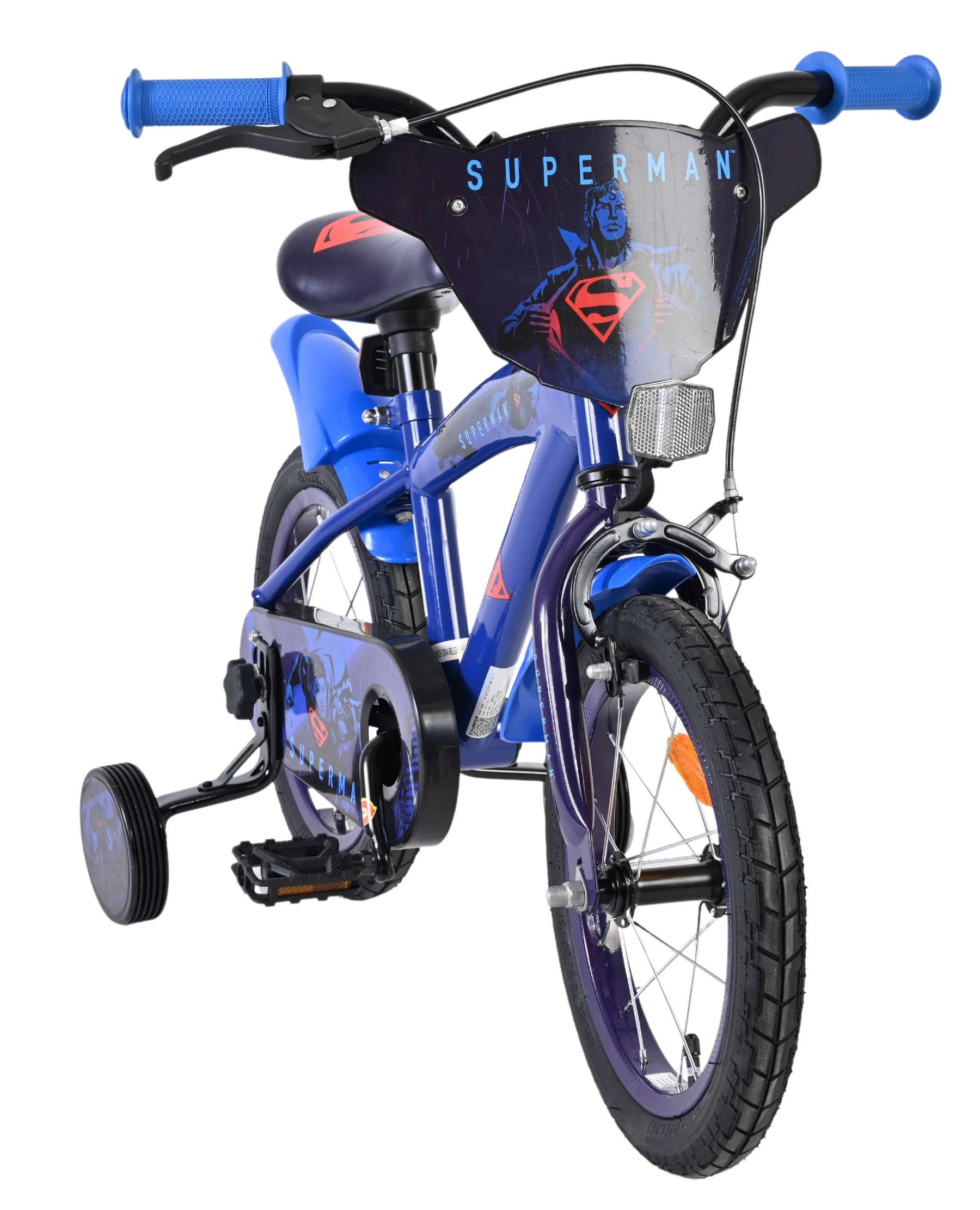 Superman Kinderfiets - Jongens - 14 inch - Blauw 5 Superman Kinderfiets - Jongens - 14 inch - Blauw - Afbeelding 5