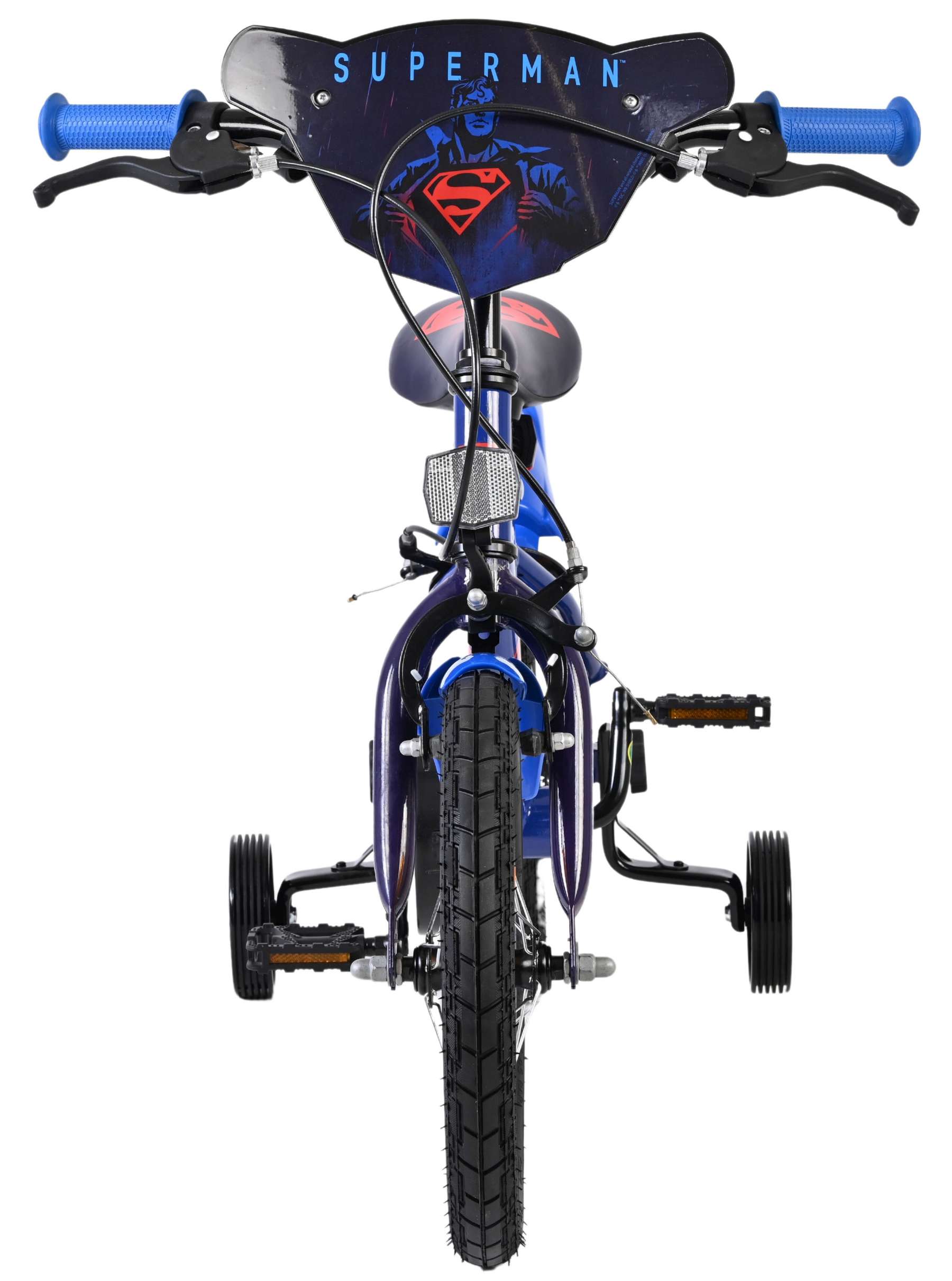 Superman Kinderfiets - Jongens - 14 inch - Blauw - Twee handremmen 6 Superman Kinderfiets - Jongens - 14 inch - Blauw - Twee handremmen - Afbeelding 6