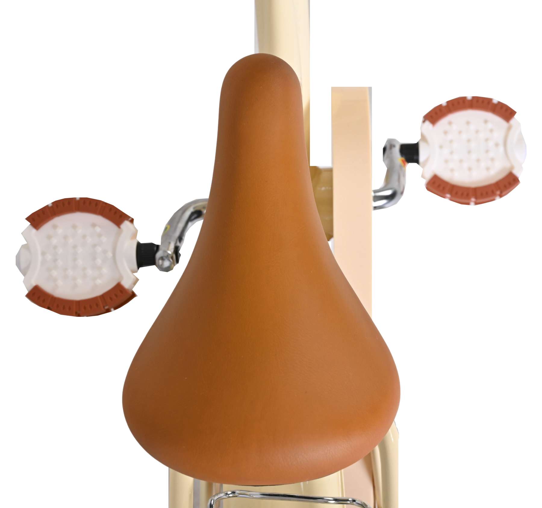 Volare Ashley Kinderfiets - Meisjes - 12 inch - Creme 4 Volare Ashley Kinderfiets - Meisjes - 12 inch - Creme - Afbeelding 4