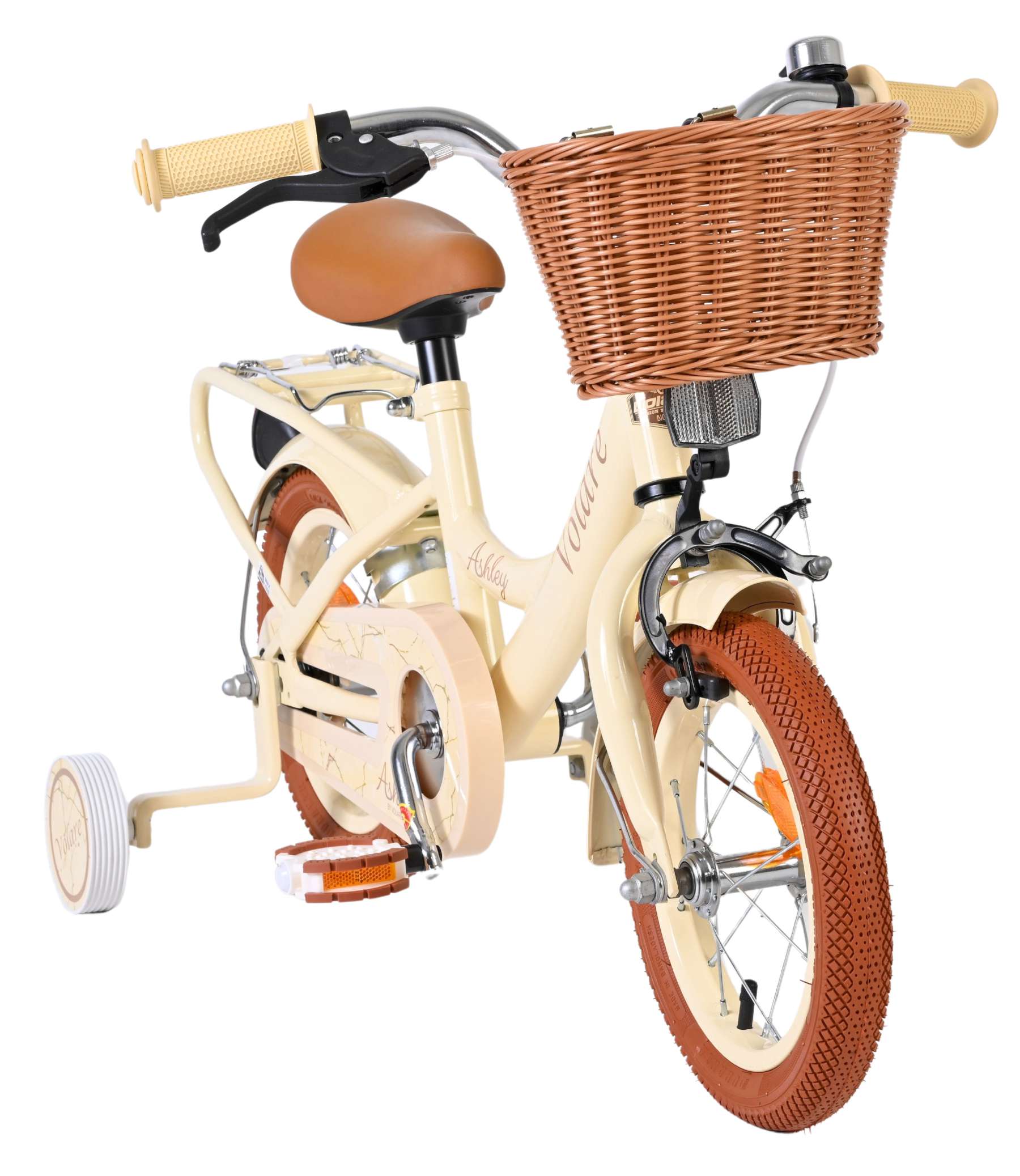Volare Ashley Kinderfiets - Meisjes - 12 inch - Creme 5 Volare Ashley Kinderfiets - Meisjes - 12 inch - Creme - Afbeelding 5