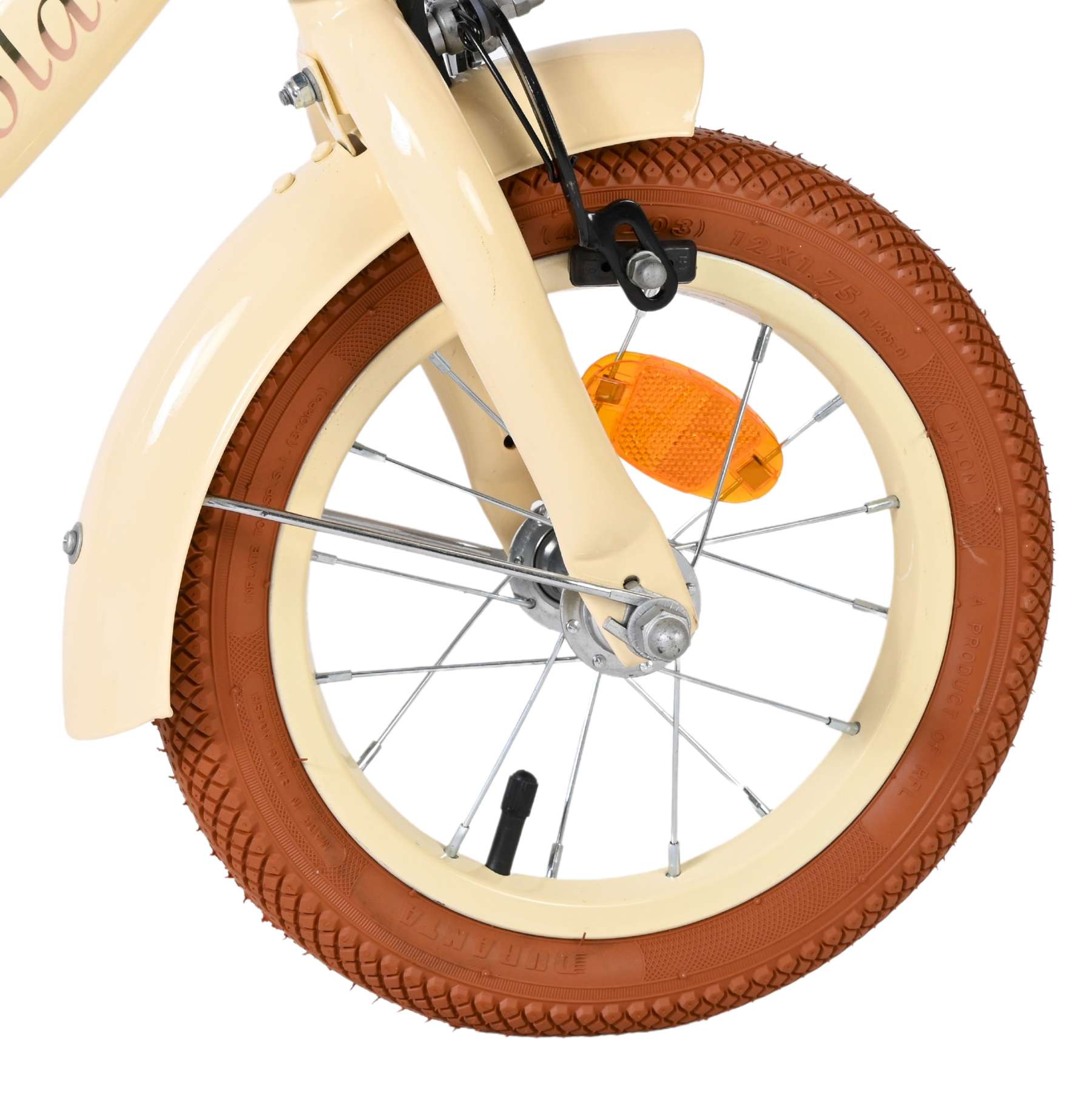 Volare Ashley Kinderfiets - Meisjes - 12 inch - Créme - Twee handremmen 3 Volare Ashley Kinderfiets - Meisjes - 12 inch - Créme - Twee handremmen - Afbeelding 3