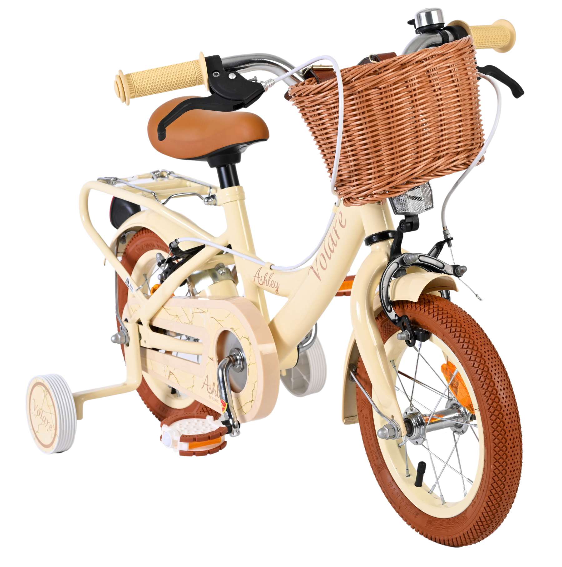 Volare Ashley Kinderfiets - Meisjes - 12 inch - Créme - Twee handremmen 5 Volare Ashley Kinderfiets - Meisjes - 12 inch - Créme - Twee handremmen - Afbeelding 5