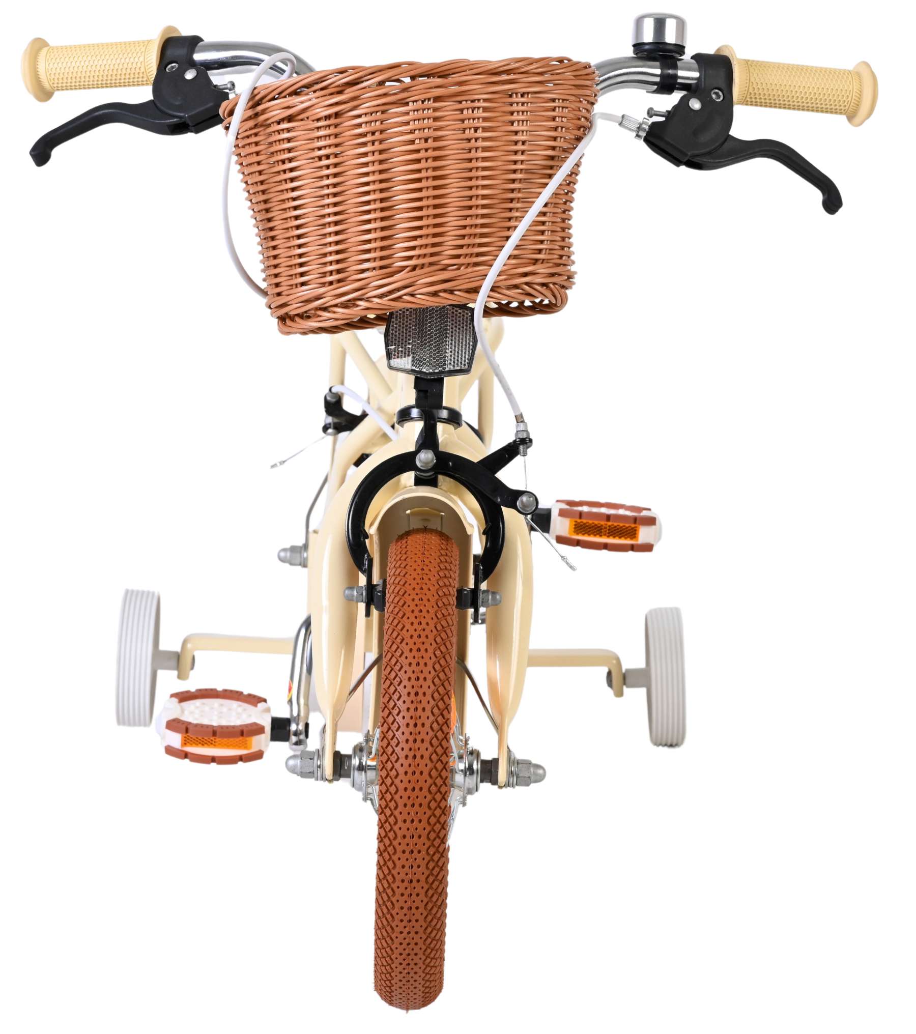 Volare Ashley Kinderfiets - Meisjes - 12 inch - Créme - Twee handremmen 6 Volare Ashley Kinderfiets - Meisjes - 12 inch - Créme - Twee handremmen - Afbeelding 6