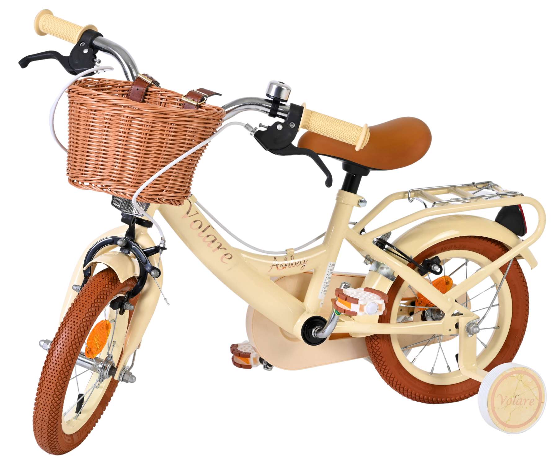 Volare Ashley Kinderfiets - Meisjes - 12 inch - Créme - Twee handremmen 8 Volare Ashley Kinderfiets - Meisjes - 12 inch - Créme - Twee handremmen - Afbeelding 8