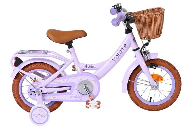 Volare Ashley Kinderfiets - Meisjes - 12 inch - Lila 1 Volare Ashley Kinderfiets - Meisjes - 12 inch - Lila