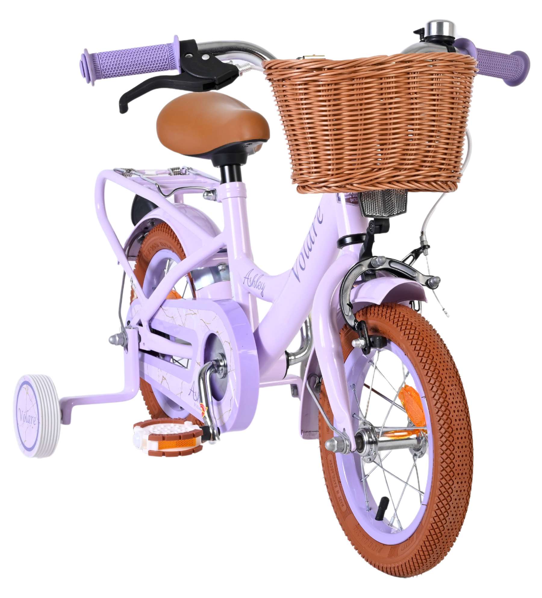 Volare Ashley Kinderfiets - Meisjes - 12 inch - Lila 5 Volare Ashley Kinderfiets - Meisjes - 12 inch - Lila - Afbeelding 5