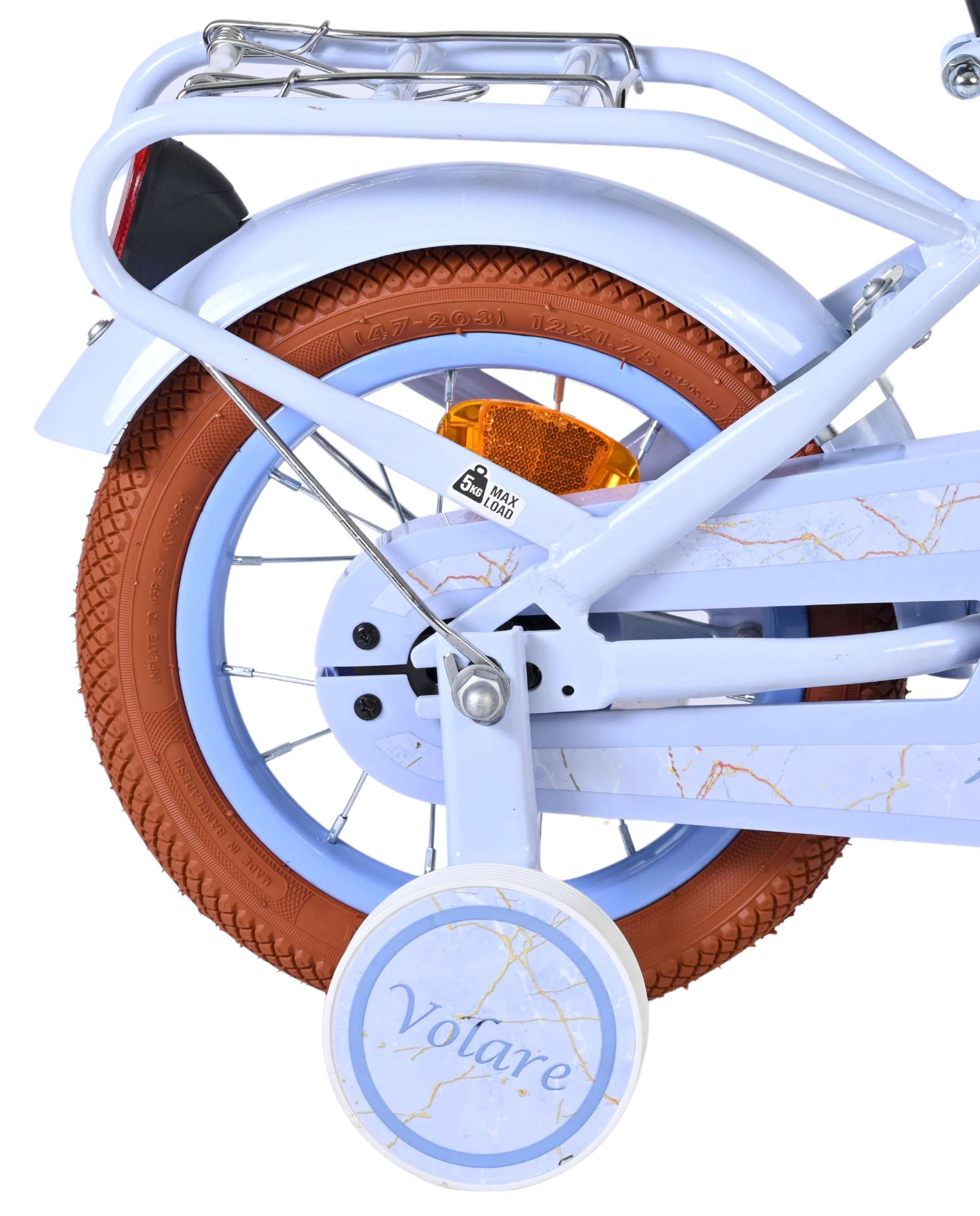Volare Ashley Kinderfiets - Meisjes - 12 inch - Pastel Blauw 2 Volare Ashley Kinderfiets - Meisjes - 12 inch - Pastel Blauw - Afbeelding 2