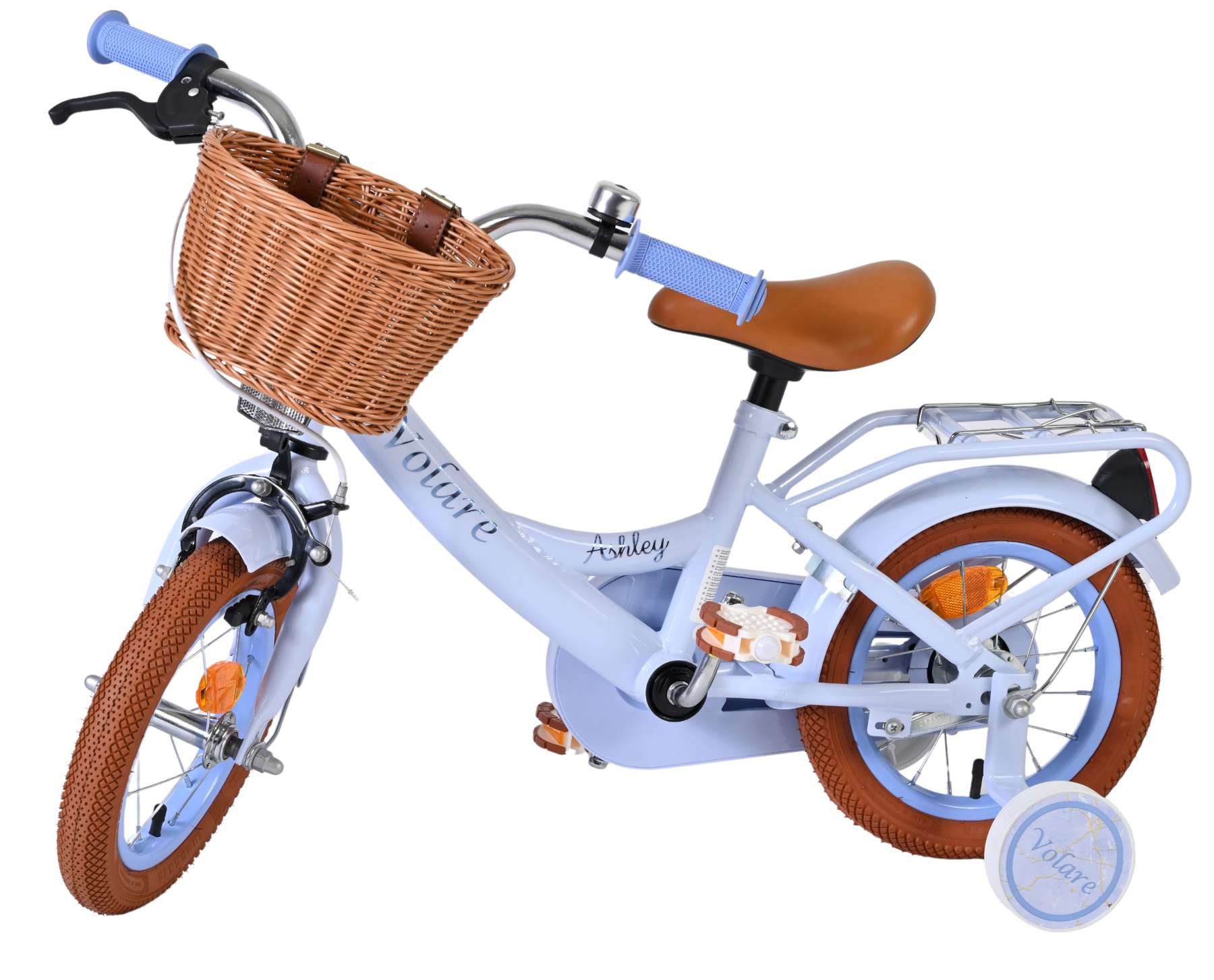 Volare Ashley Kinderfiets - Meisjes - 12 inch - Pastel Blauw 8 Volare Ashley Kinderfiets - Meisjes - 12 inch - Pastel Blauw - Afbeelding 8