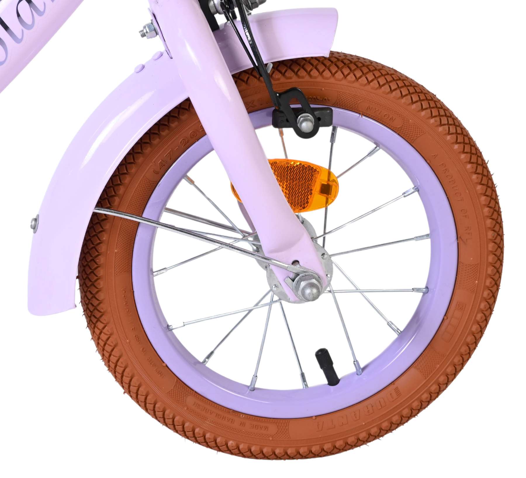 Volare Ashley Kinderfiets - Meisjes - 12 inch - Lila - Twee handremmen 3 Volare Ashley Kinderfiets - Meisjes - 12 inch - Lila - Twee handremmen - Afbeelding 3