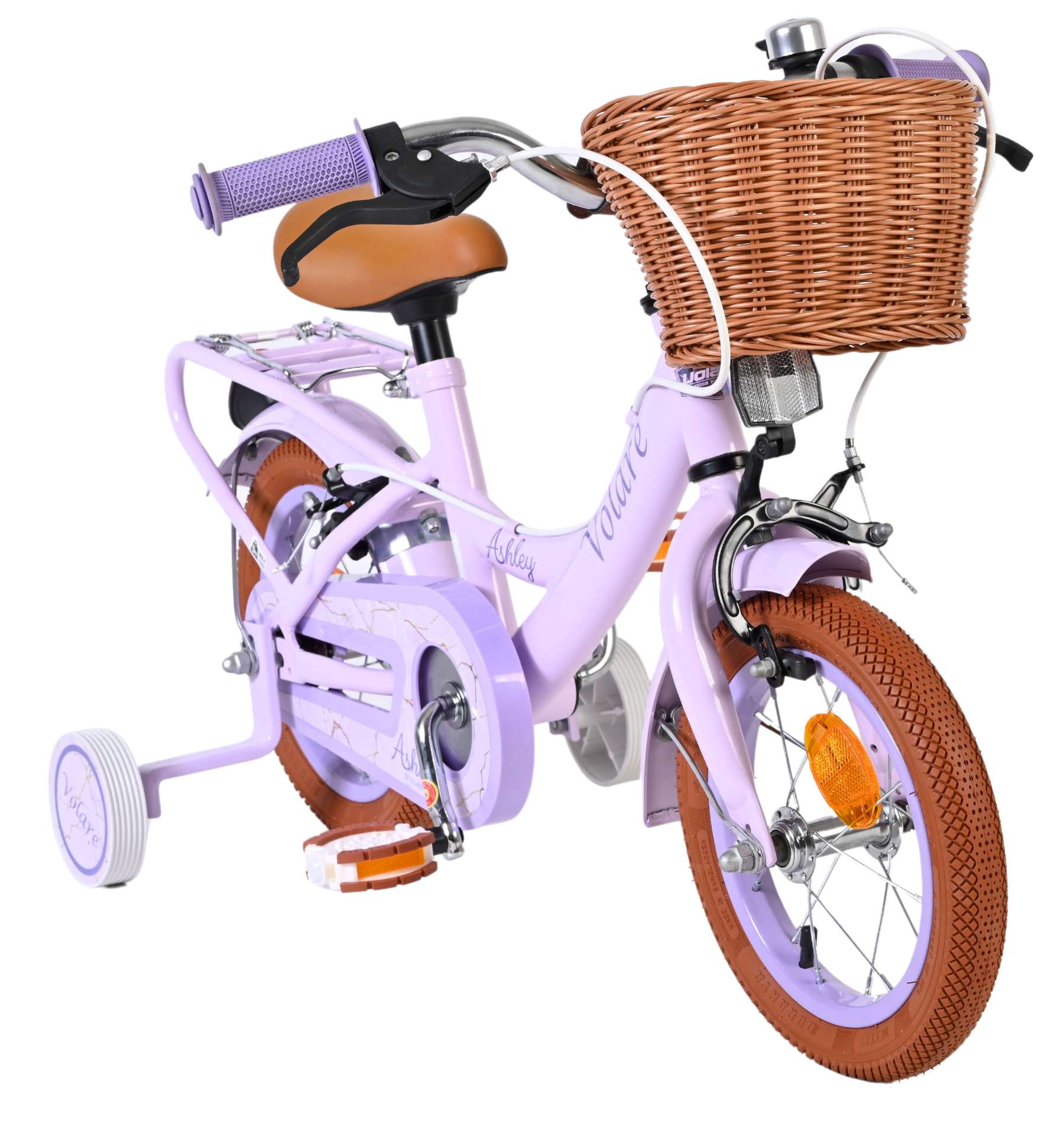 Volare Ashley Kinderfiets - Meisjes - 12 inch - Lila - Twee handremmen 4 Volare Ashley Kinderfiets - Meisjes - 12 inch - Lila - Twee handremmen - Afbeelding 4