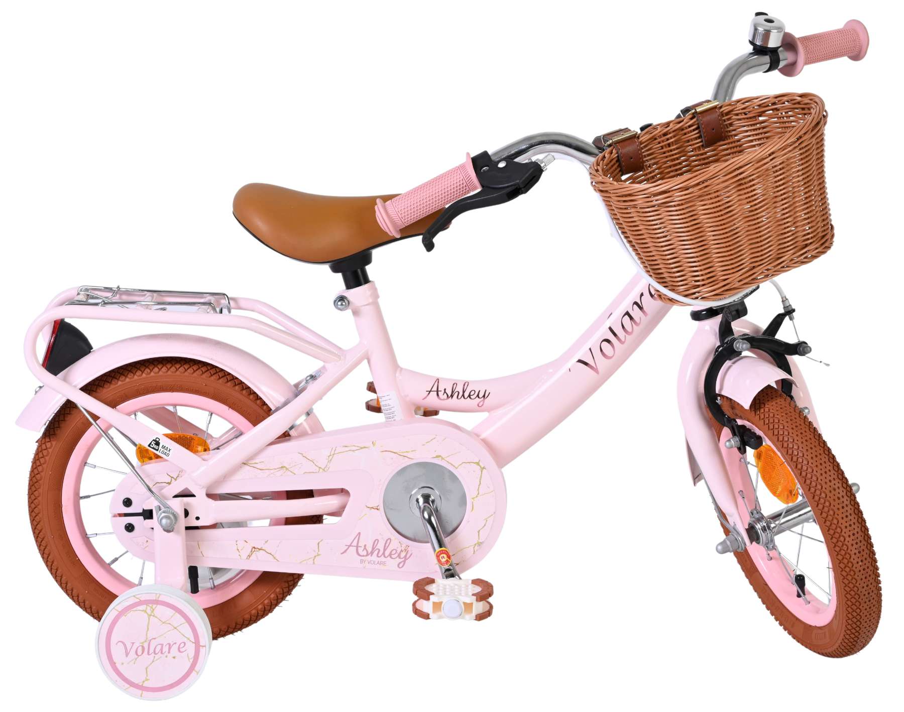 Volare Ashley Kinderfiets - Meisjes - 12 inch - Roze 10 Volare Ashley Kinderfiets - Meisjes - 12 inch - Roze - Afbeelding 10