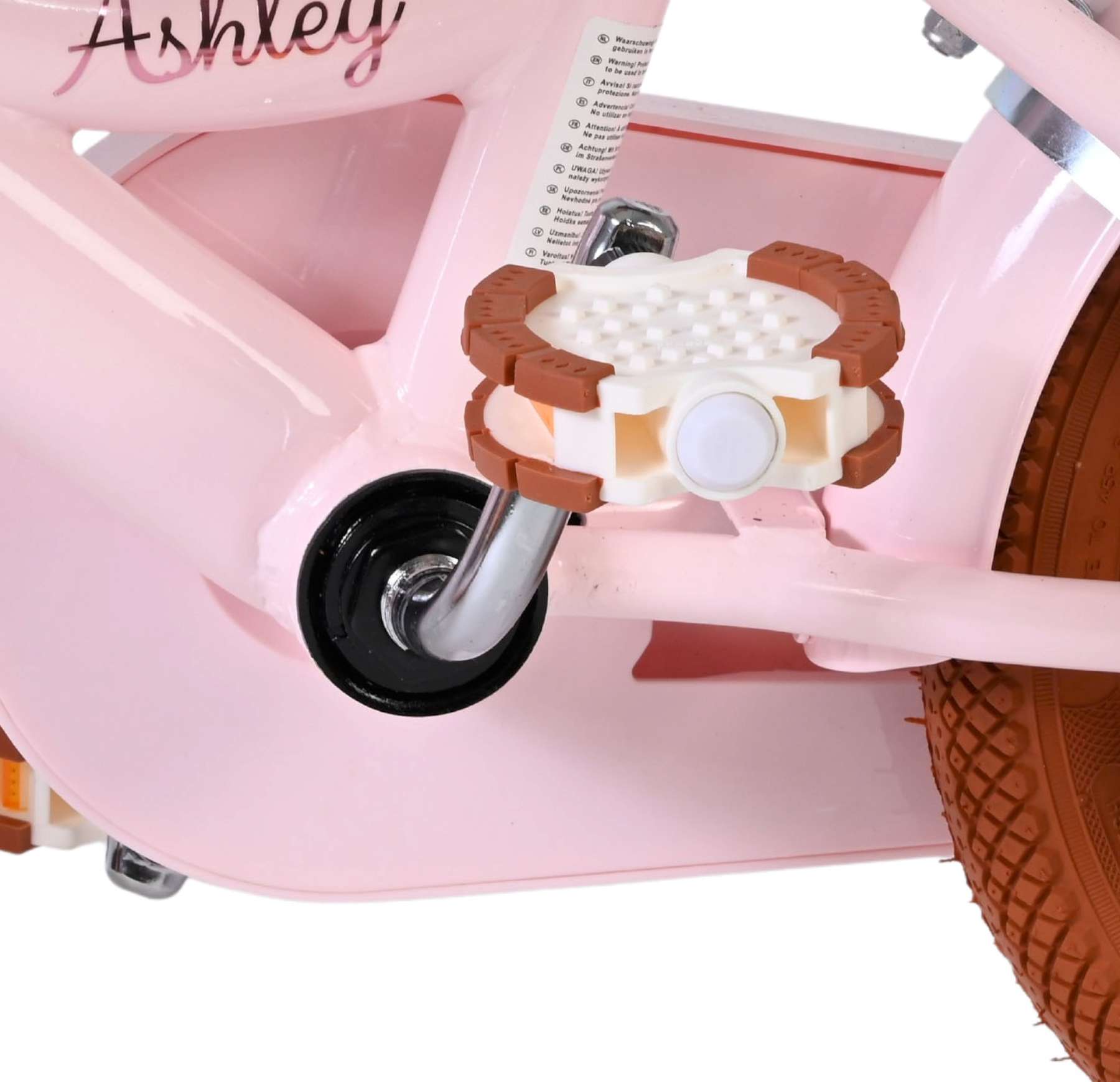 Volare Ashley Kinderfiets - Meisjes - 12 inch - Roze 9 Volare Ashley Kinderfiets - Meisjes - 12 inch - Roze - Afbeelding 9