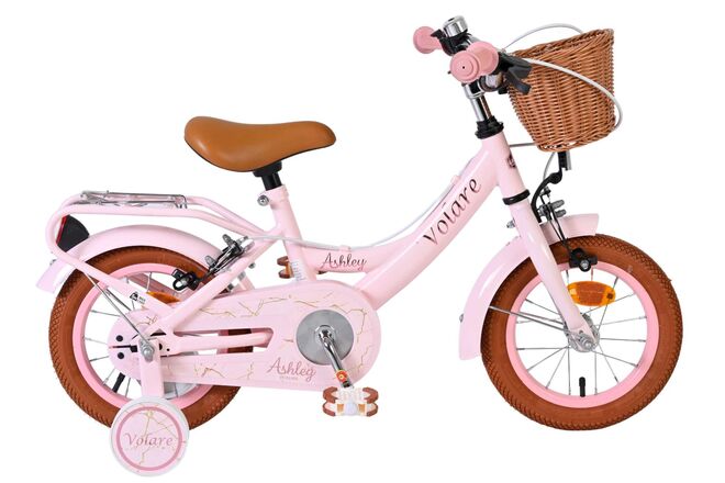 Volare Ashley Kinderfiets - Meisjes - 12 inch - Roze - Twee handremmen 1 Volare Ashley Kinderfiets - Meisjes - 12 inch - Roze - Twee handremmen