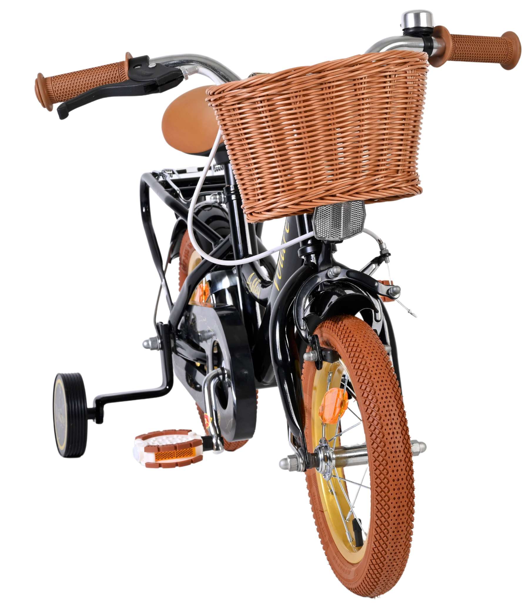 Volare Ashley Kinderfiets - Meisjes - 12 inch - Zwart 5 Volare Ashley Kinderfiets - Meisjes - 12 inch - Zwart - Afbeelding 5