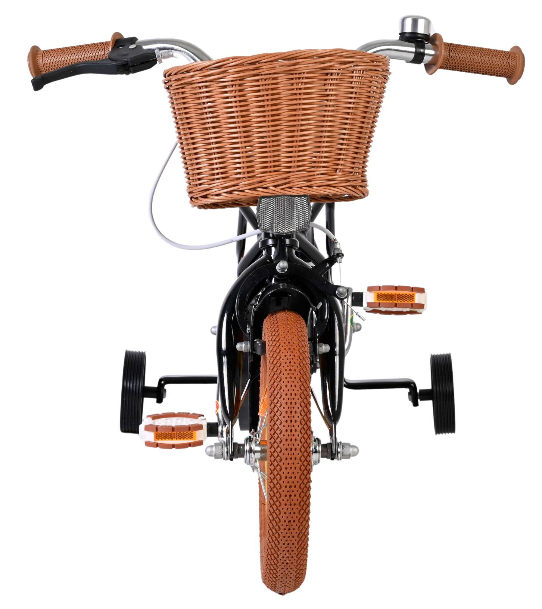 Volare Ashley Kinderfiets - Meisjes - 12 inch - Zwart 6 Volare Ashley Kinderfiets - Meisjes - 12 inch - Zwart - Afbeelding 6