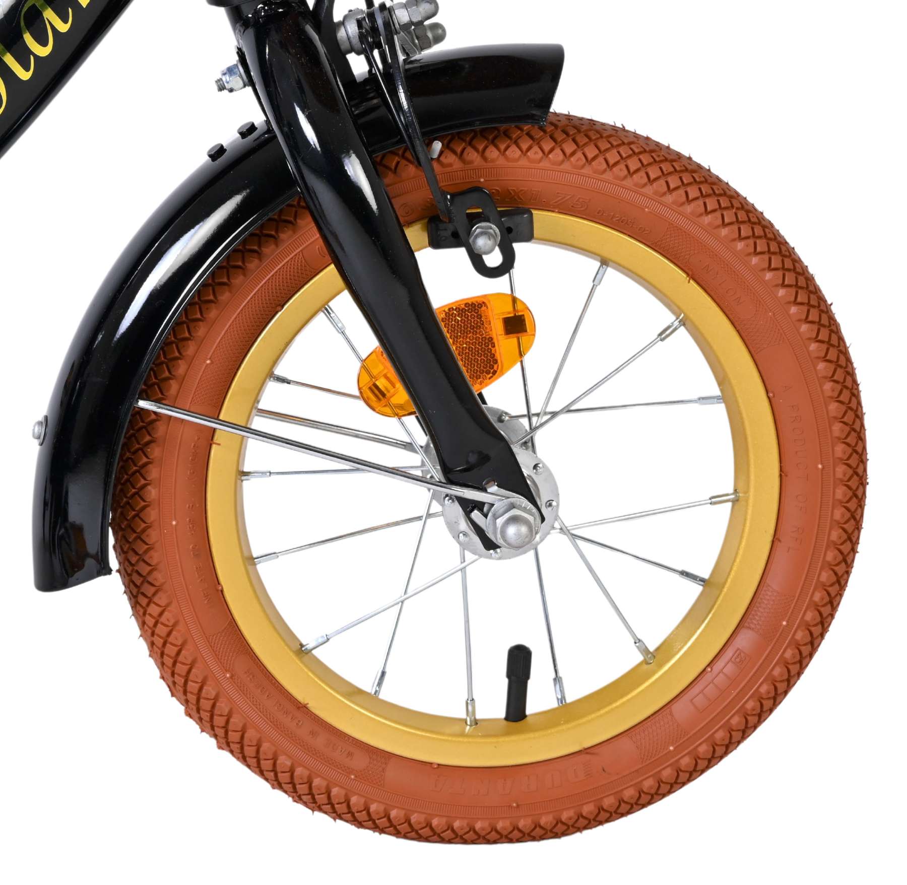 Volare Ashley Kinderfiets - Meisjes - 12 inch - Zwart - Twee handremmen 3 Volare Ashley Kinderfiets - Meisjes - 12 inch - Zwart - Twee handremmen - Afbeelding 3