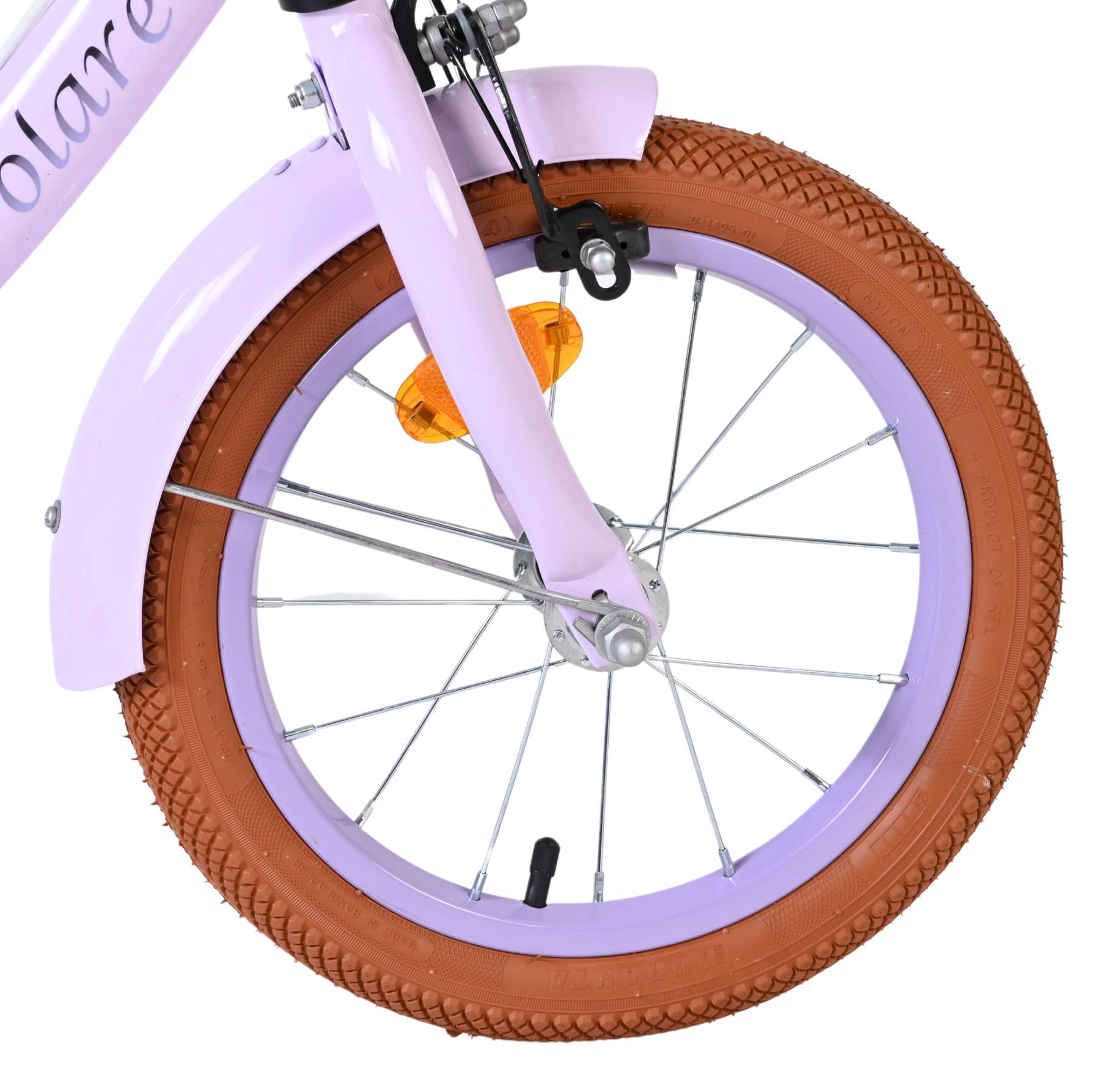 Volare Ashley Kinderfiets - Meisjes - 14 inch - Lila - Twee Handremmen 2 Volare Ashley Kinderfiets - Meisjes - 14 inch - Lila - Twee Handremmen - Afbeelding 2