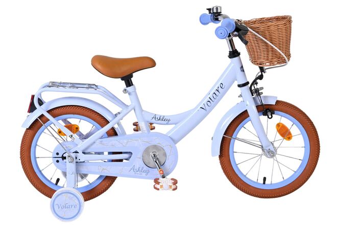Volare Ashley Kinderfiets - Meisjes - 14 inch - Pastel Blauw 1 Volare Ashley Kinderfiets - Meisjes - 14 inch - Pastel Blauw
