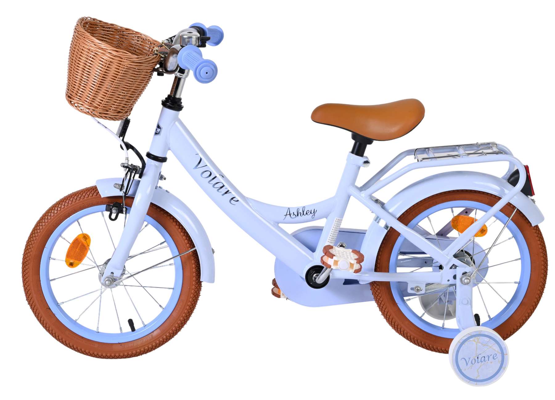 Volare Ashley Kinderfiets - Meisjes - 14 inch - Pastel Blauw 7 Volare Ashley Kinderfiets - Meisjes - 14 inch - Pastel Blauw - Afbeelding 7