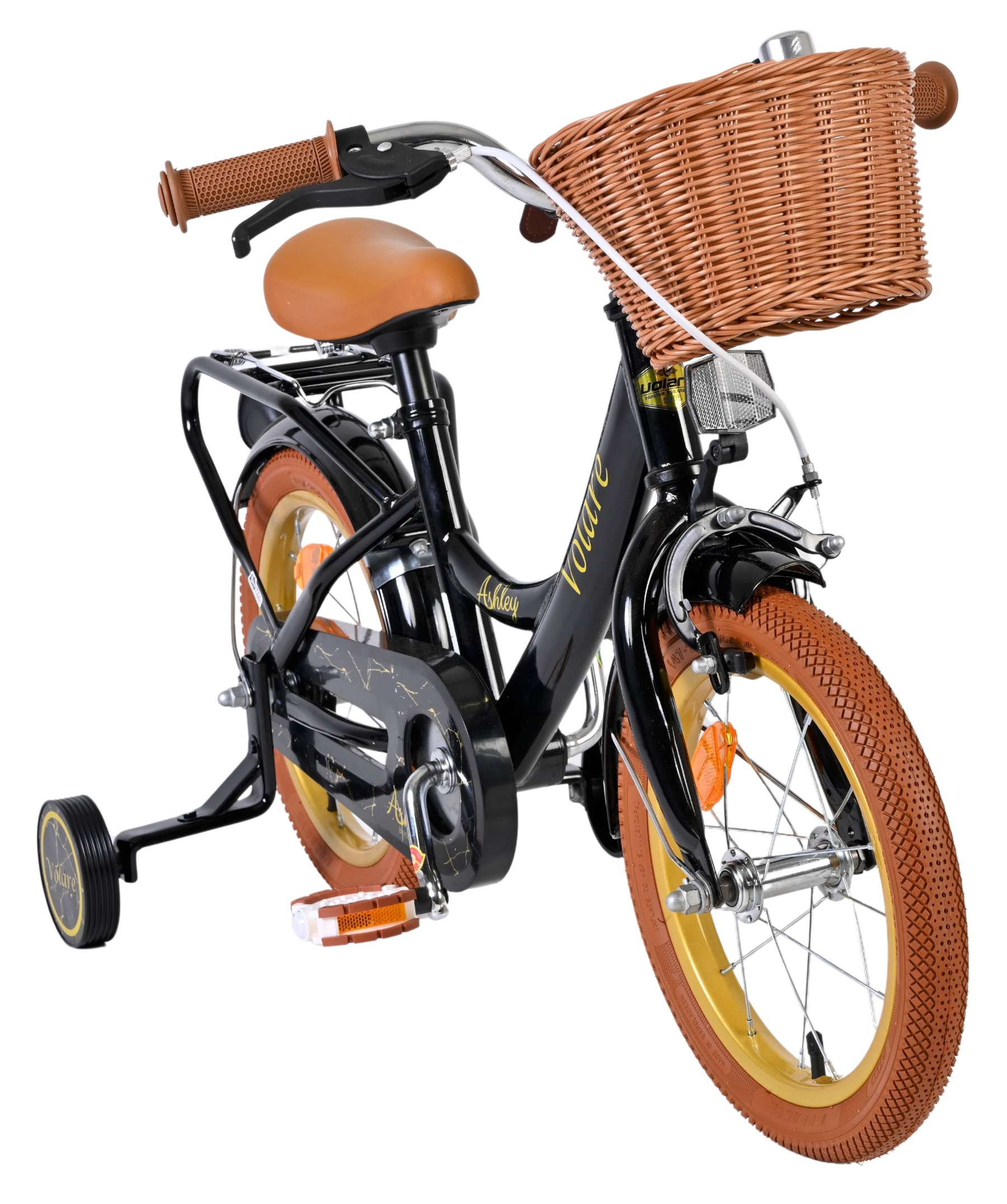 Volare Ashley Kinderfiets - Meisjes - 14 inch - Zwart 5 Volare Ashley Kinderfiets - Meisjes - 14 inch - Zwart - Afbeelding 5