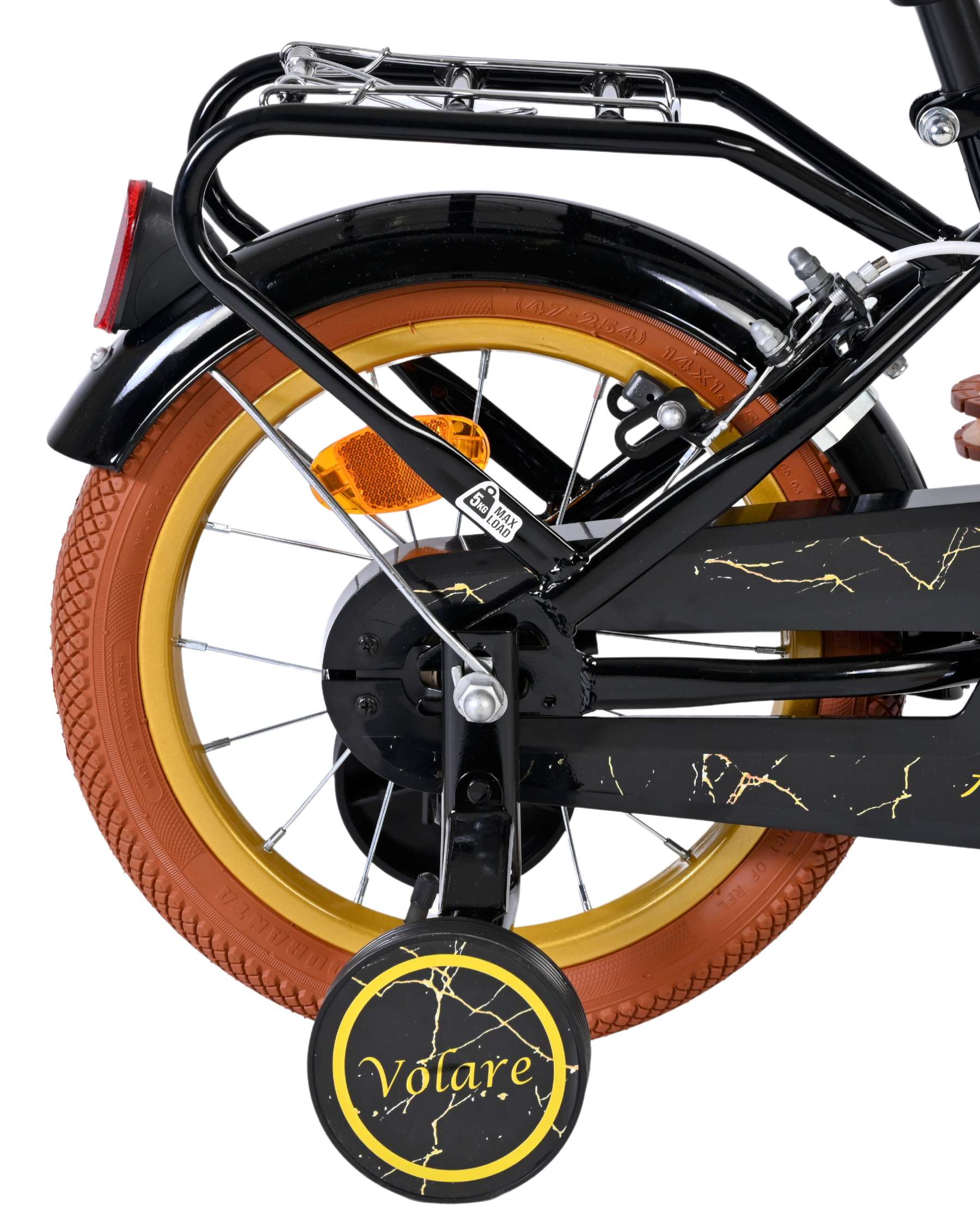 Volare Ashley Kinderfiets - Meisjes - 14 inch - Zwart - Twee Handremmen 2 Volare Ashley Kinderfiets - Meisjes - 14 inch - Zwart - Twee Handremmen - Afbeelding 2