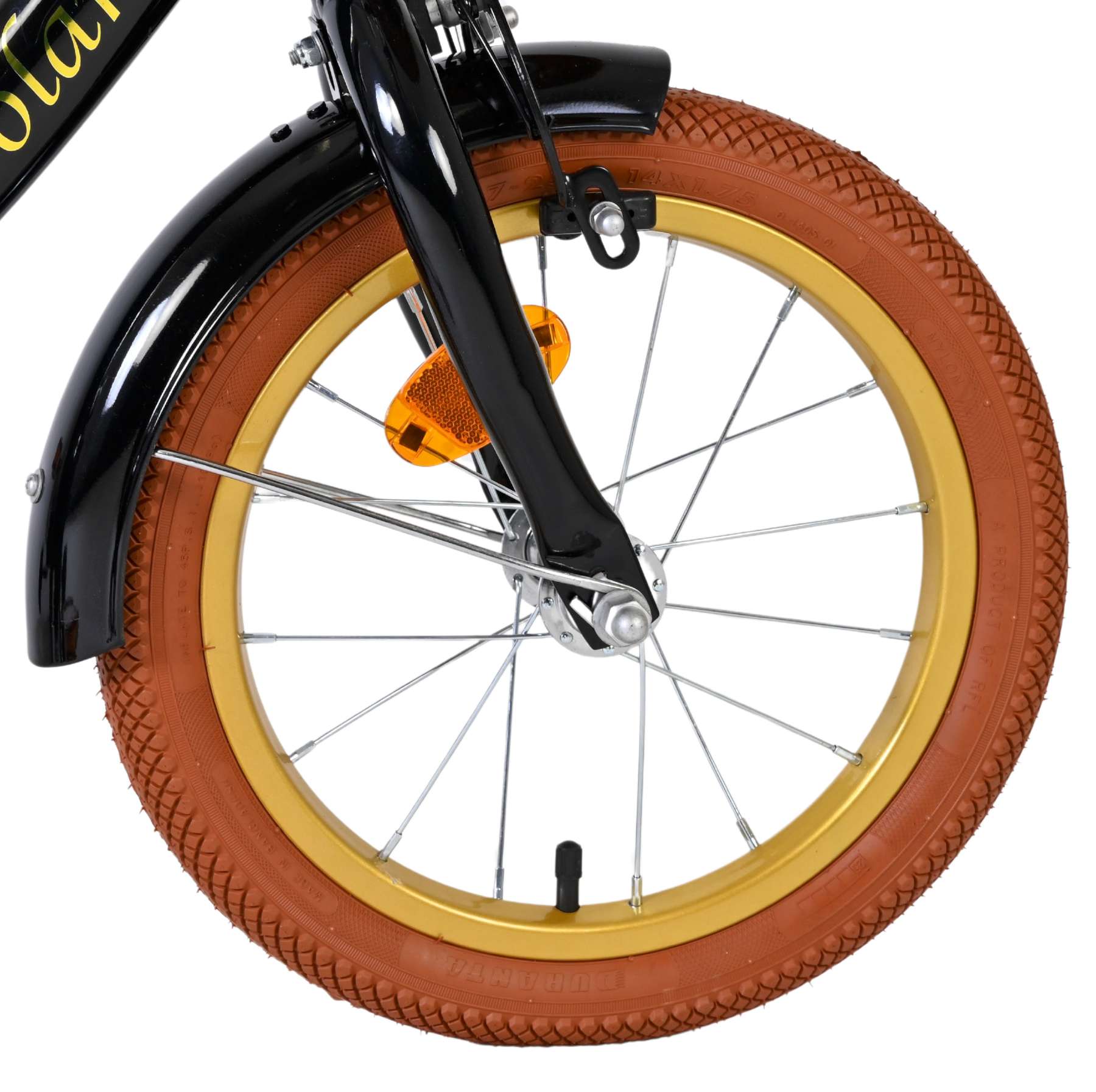 Volare Ashley Kinderfiets - Meisjes - 14 inch - Zwart - Twee Handremmen 3 Volare Ashley Kinderfiets - Meisjes - 14 inch - Zwart - Twee Handremmen - Afbeelding 3