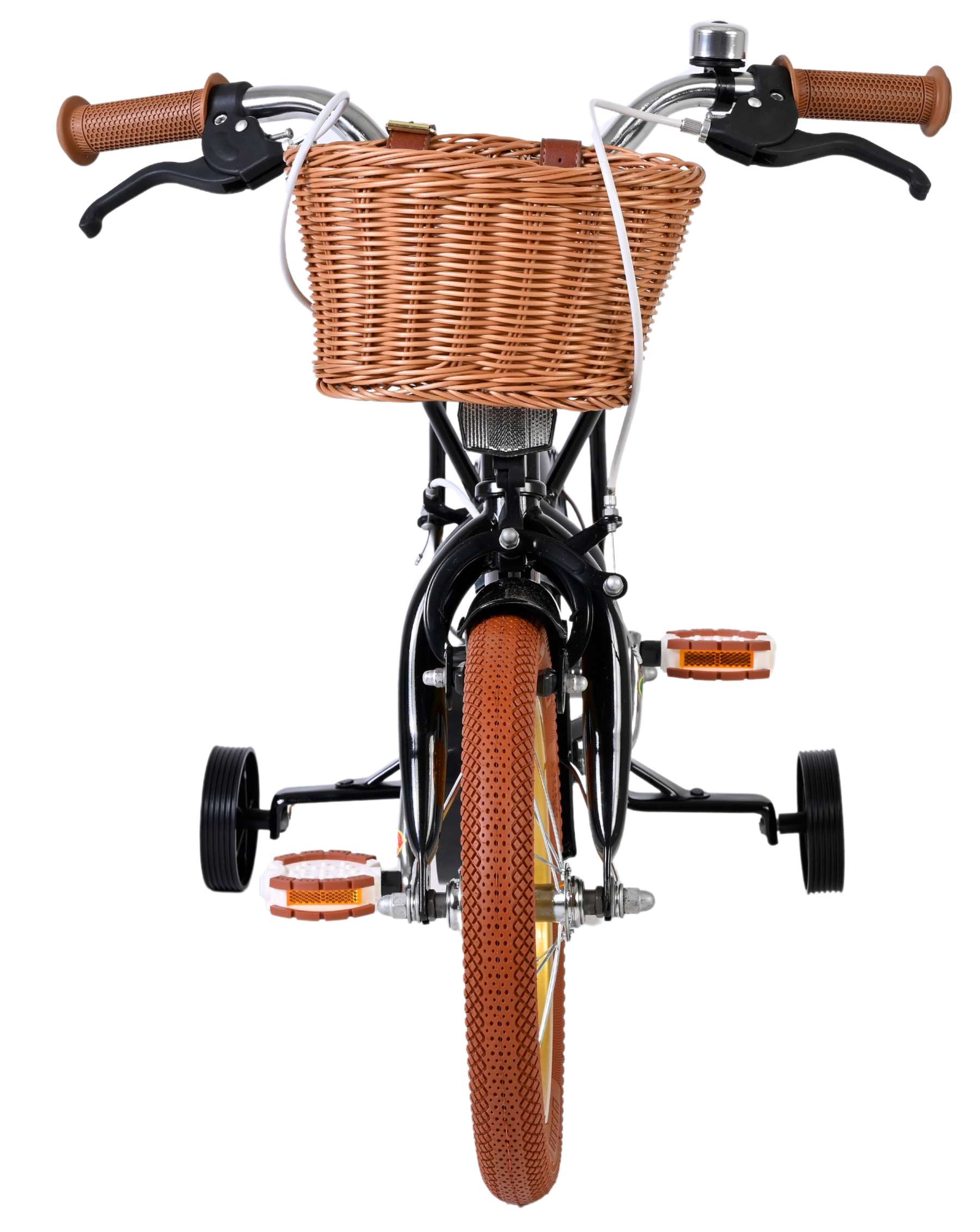 Volare Ashley Kinderfiets - Meisjes - 14 inch - Zwart - Twee Handremmen 6 Volare Ashley Kinderfiets - Meisjes - 14 inch - Zwart - Twee Handremmen - Afbeelding 6